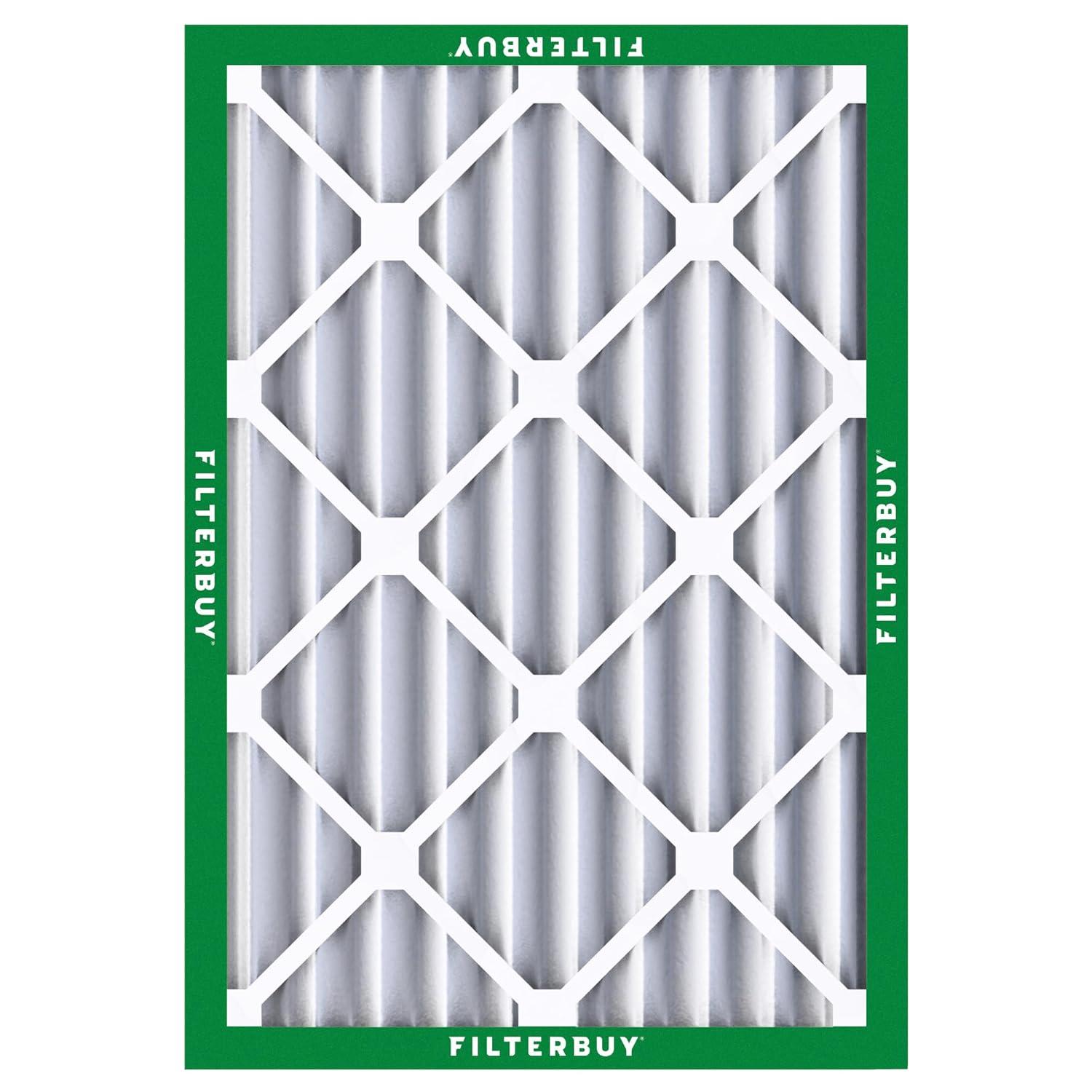 Filterbuy Filterbuy 18x24x4 Air Filter MERV 8, Pleated HVAC AC Furnace Filters Replacement (Set of 5)