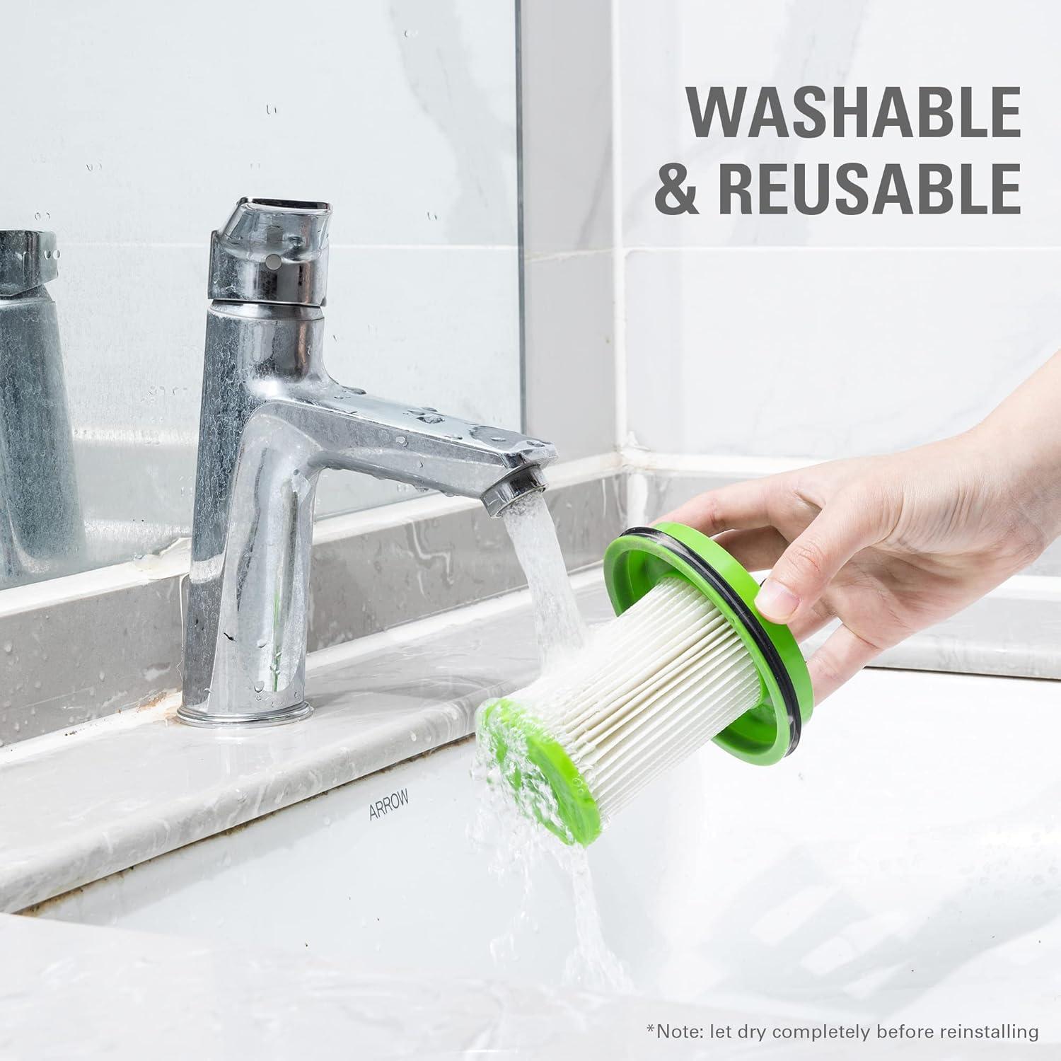 Greenworks 2-Pack Washable HEPA Vacuum Filter for Stick Vacuums