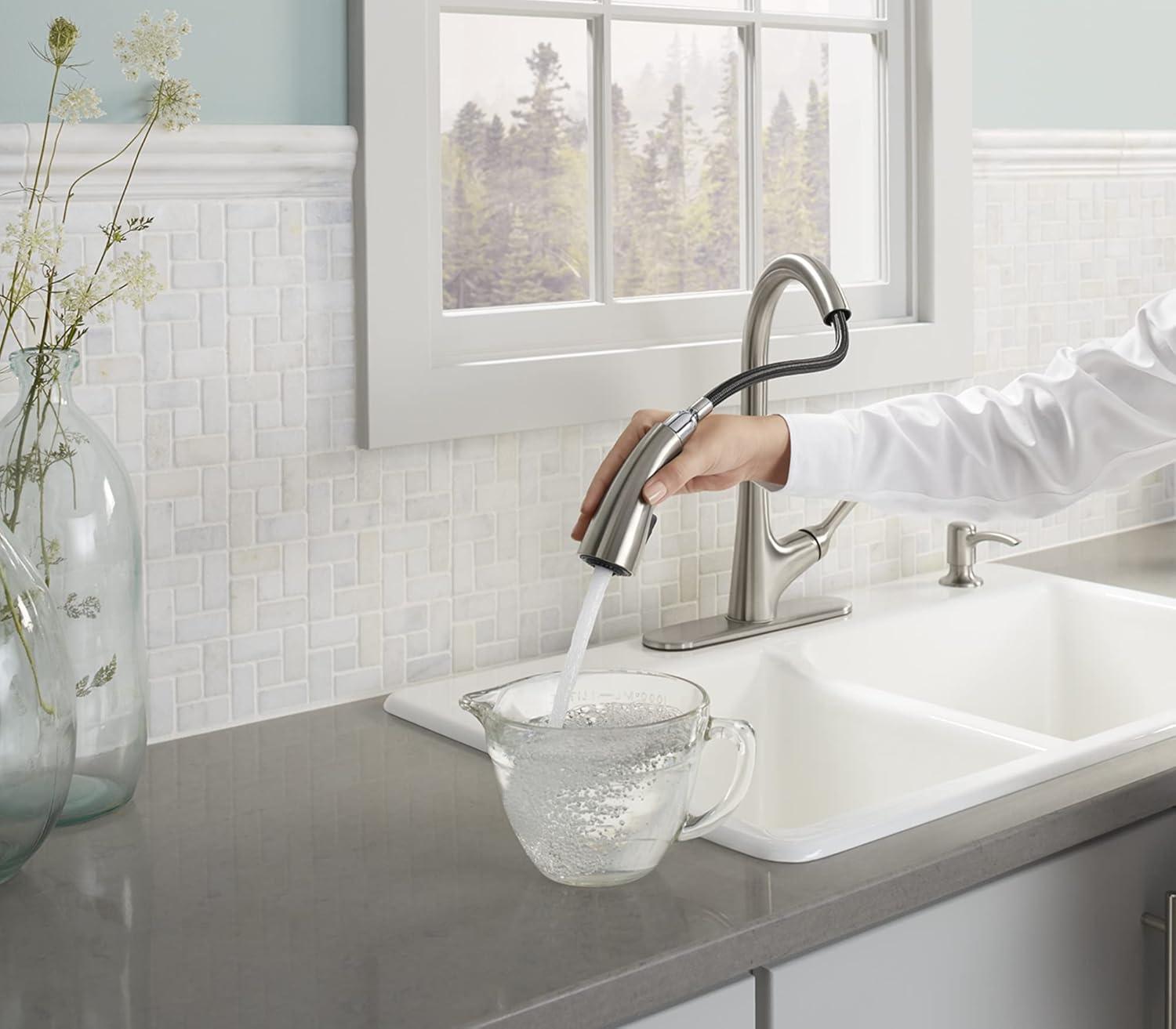 Kohler R77748-SD-VS Malleco Touchless Pull Down Kitchen Sink Faucet