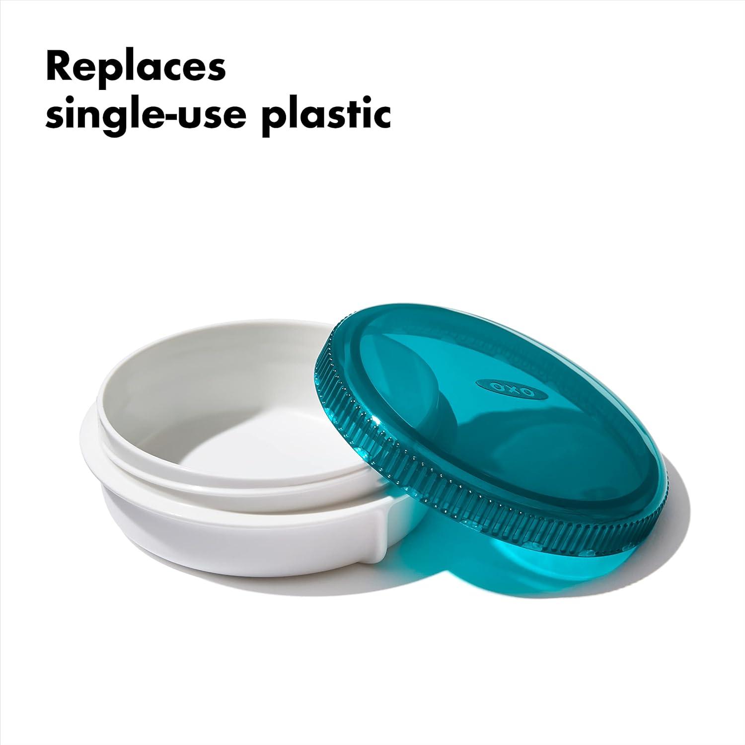 Blue BPA-Free Leakproof Plastic Condiment Containers Set