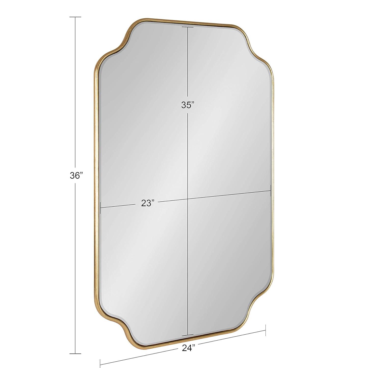 MacLuu Metal Flat Wall Mirror
