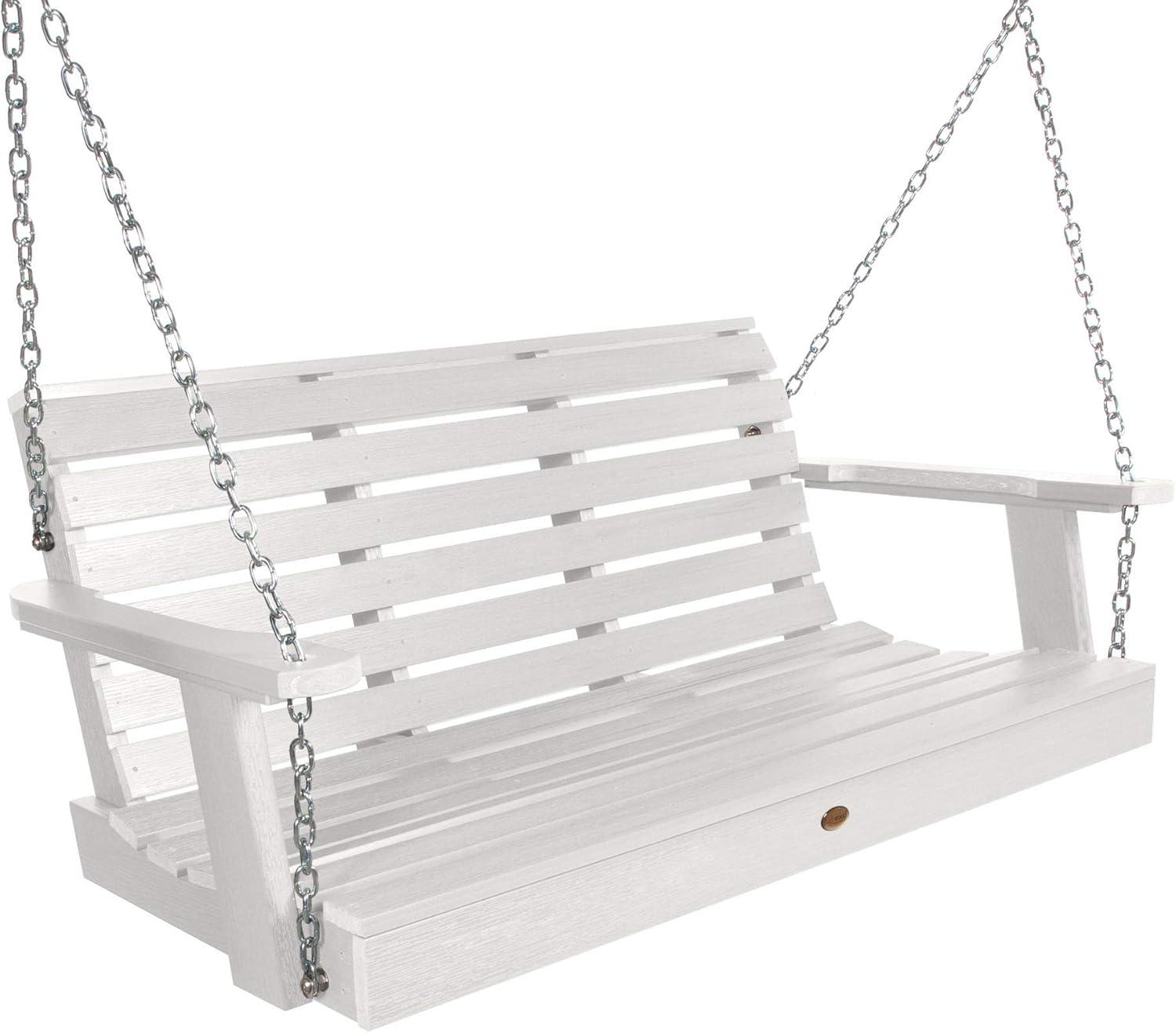Weatherly 4' Porch Swing - White - highwood: Outdoor Relaxation, Fade-Resistant, 500lb Capacity