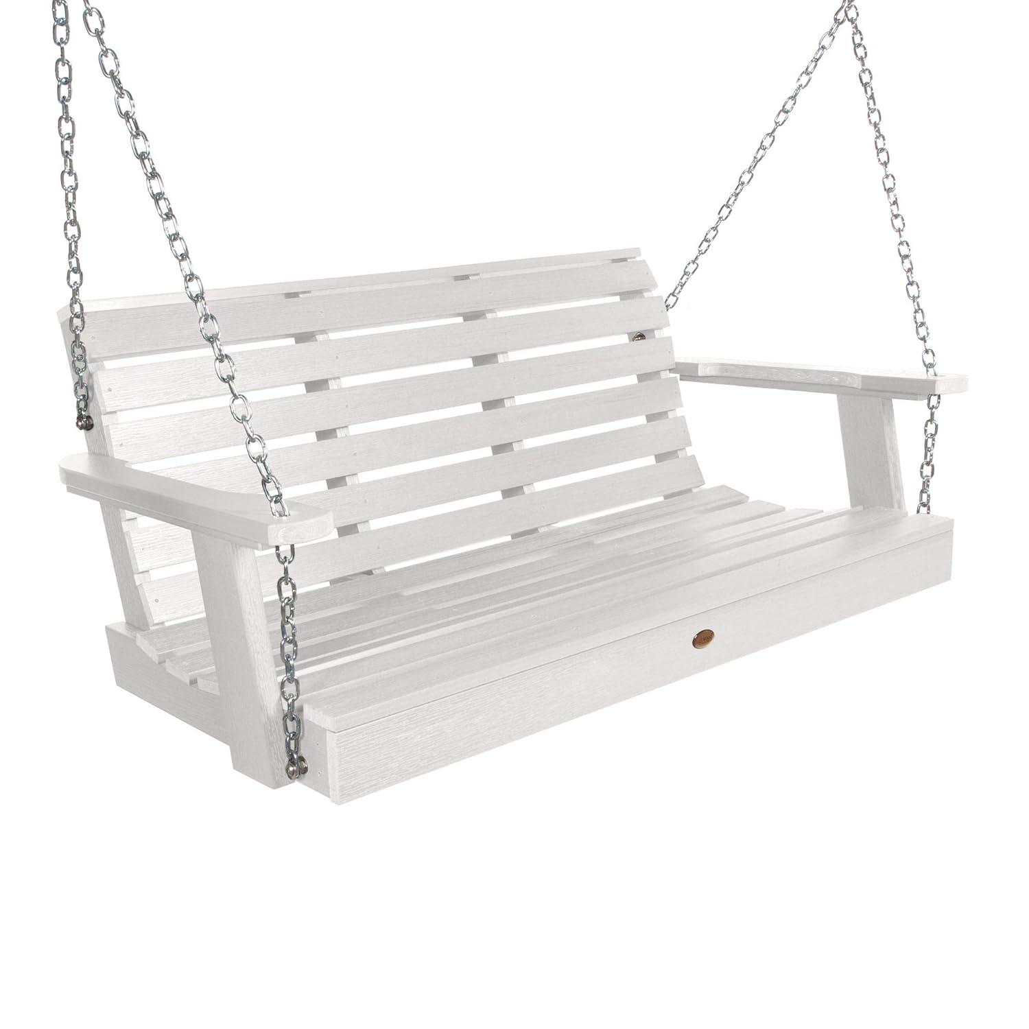 Weatherly 4' Porch Swing - White - highwood: Outdoor Relaxation, Fade-Resistant, 500lb Capacity