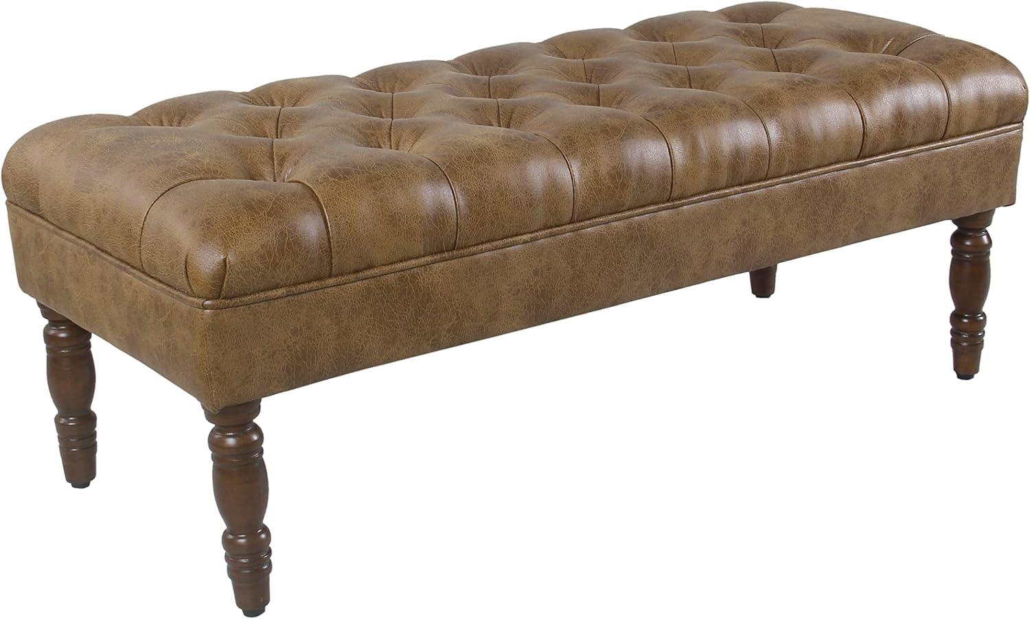 Classic Tufted Medium Bench - HomePop