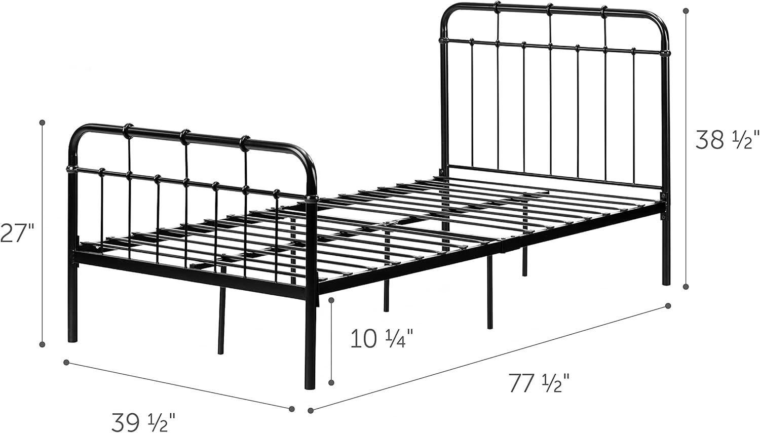 South Shore Cotton Candy Twin Platform Bed