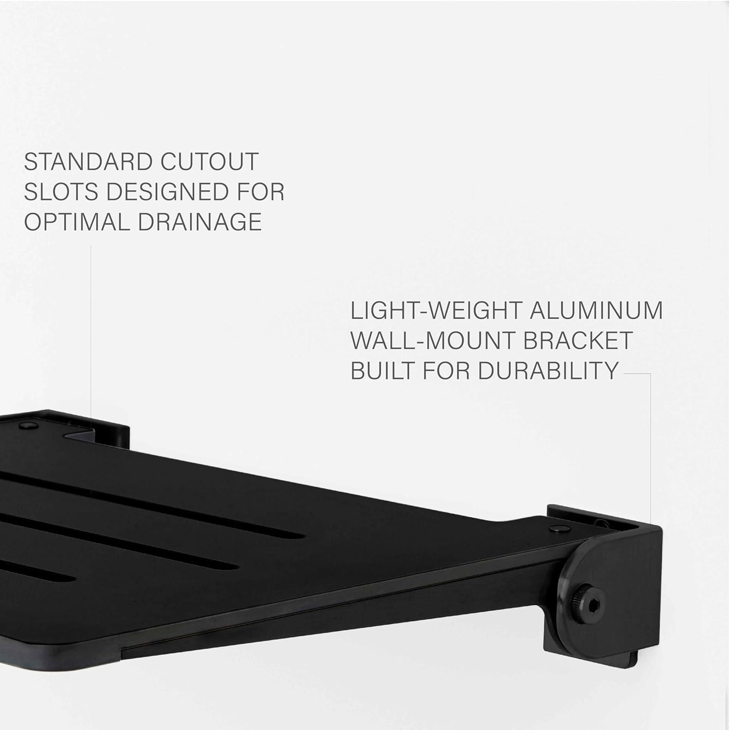 Seachrome SHAFSL-185155-PBS-S-MB SlimLine Folding Shower Bench Seat