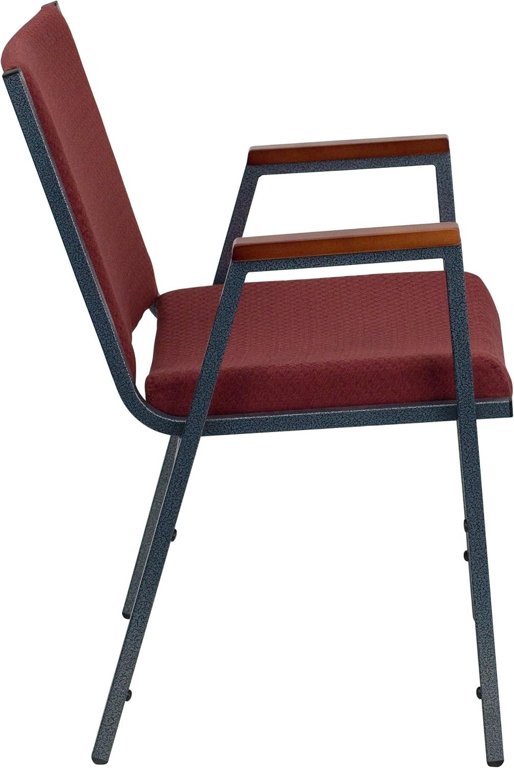 Offex Aliya Heavy Duty Stack Chair with Arms