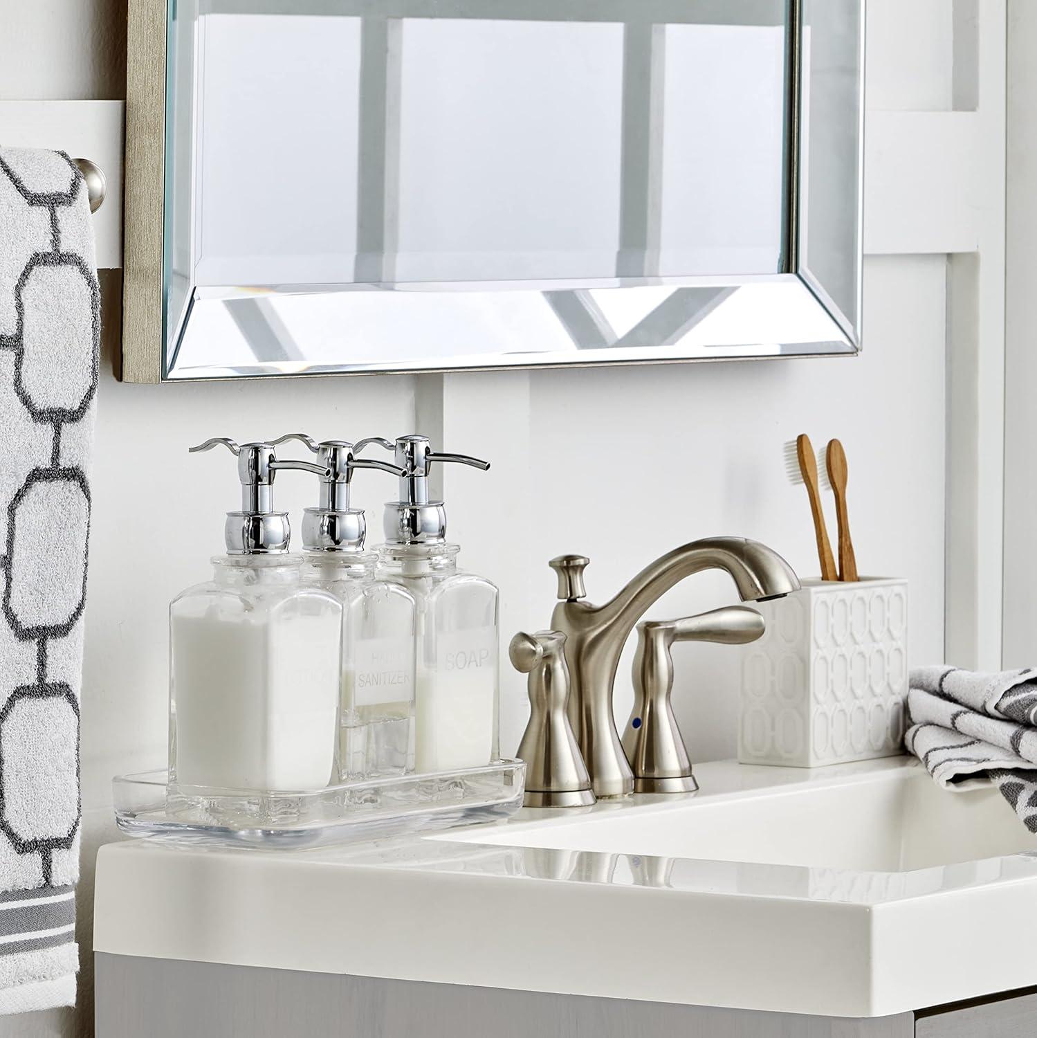 SKL Home Vern Yip Lincoln Vanity Tray, Clear