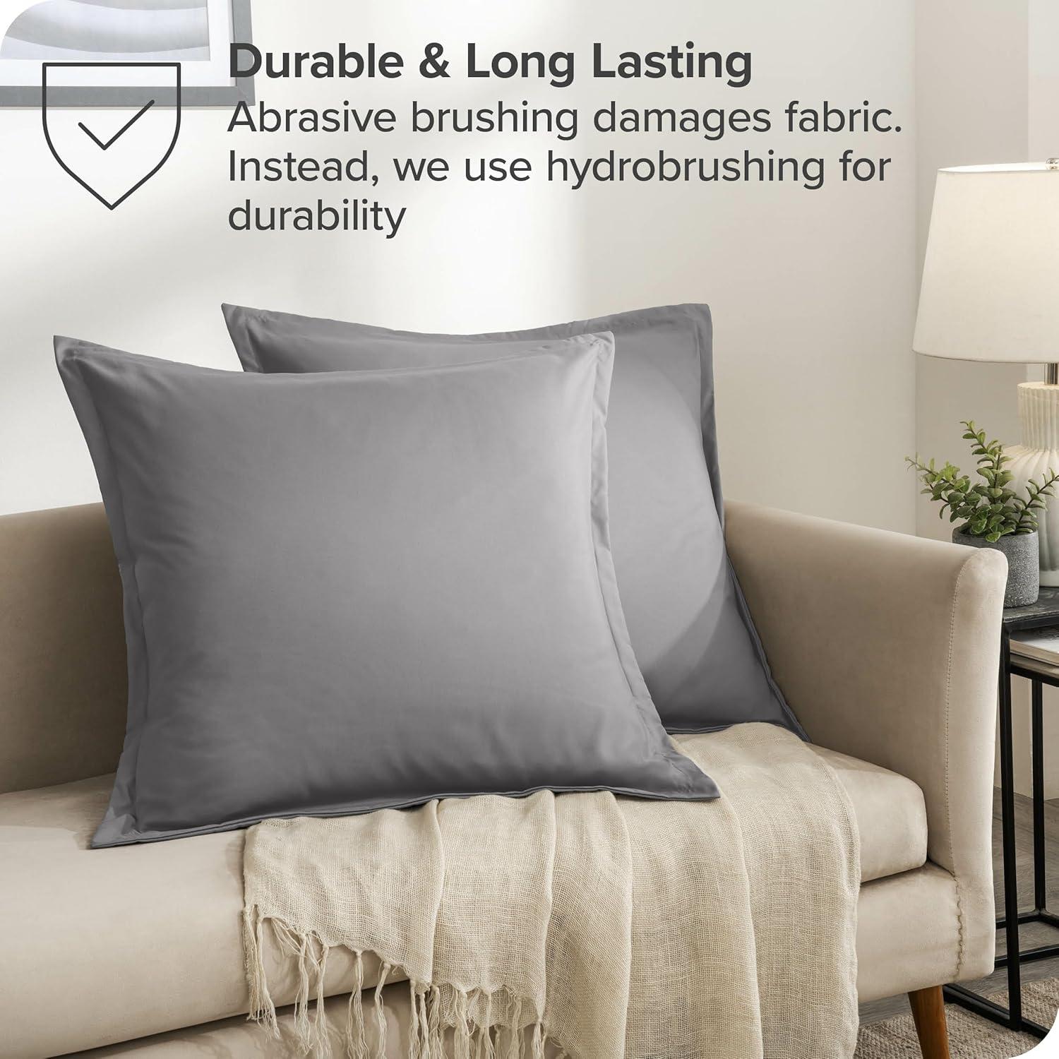 Bare Home Pillow Sham (Set of 2)