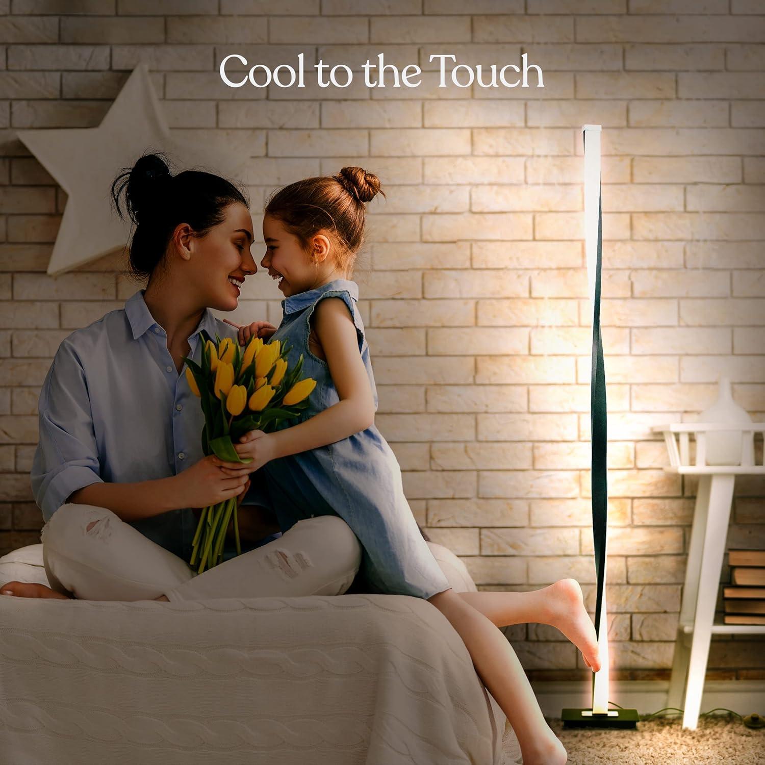 Brightech Helix 48 in. Industrial LED Energy Efficient Floor Lamp