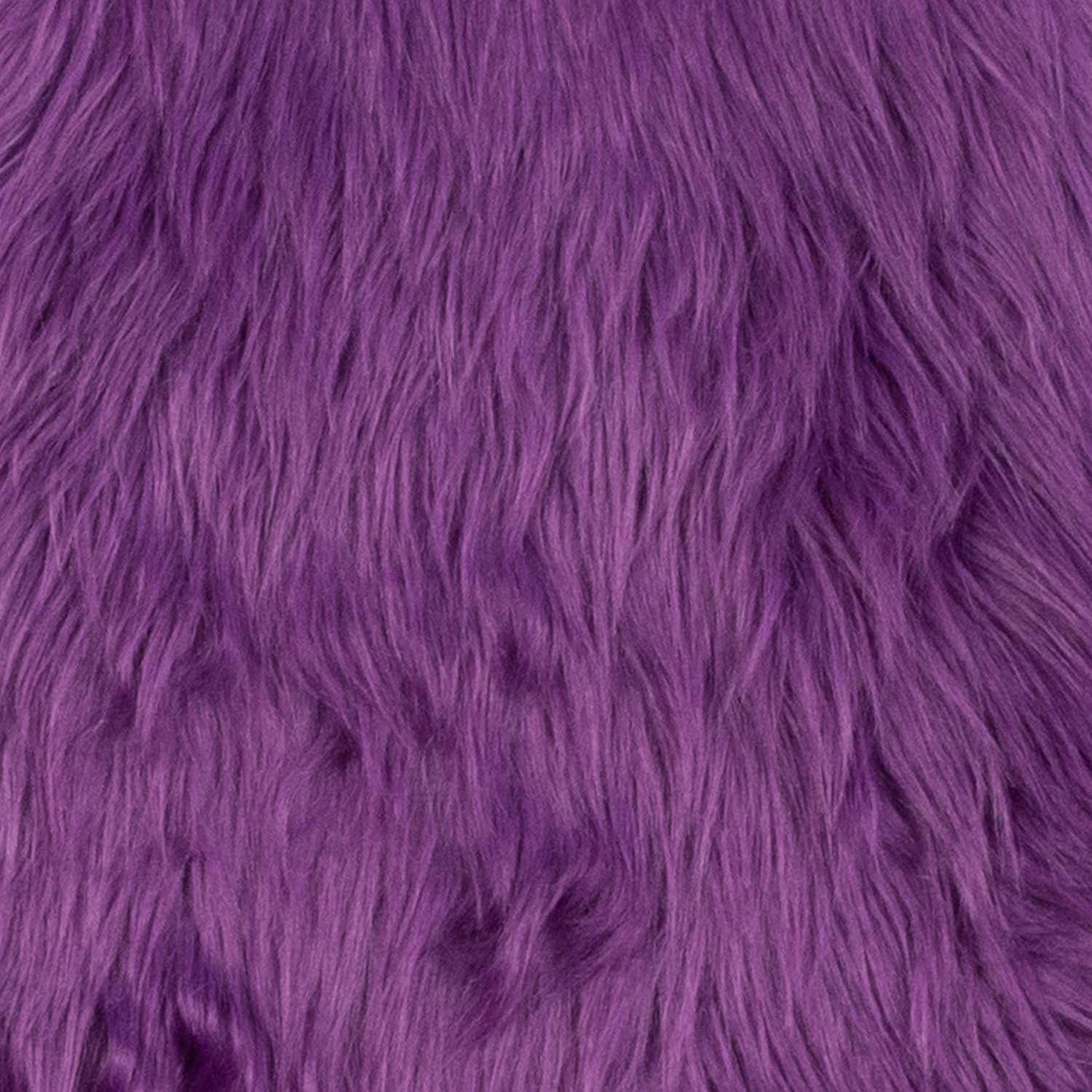 Flash Furniture Shaggy Dog Purple Accent Chair