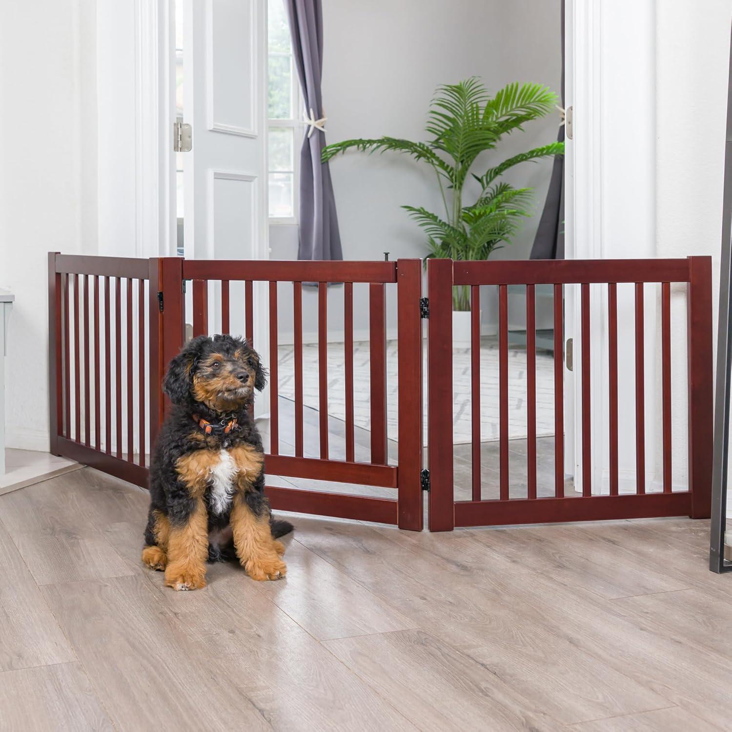 Primetime Petz 360 Configurable Pet Gate with Door 24" Secure Boundaries and Peace of Mind, Ensuring Safety and Freedom for Your Furry Friends