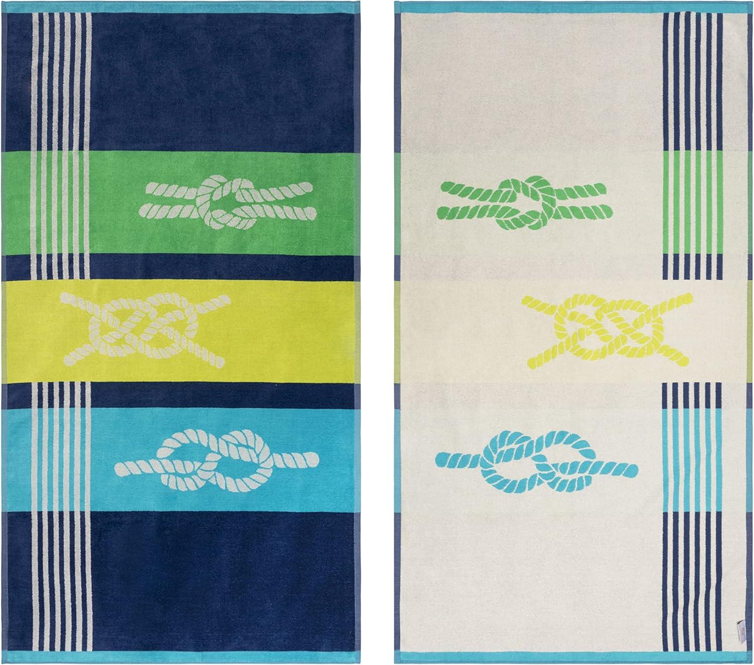 Impressions Elmer Oversized Sailing Knots Beach Towel