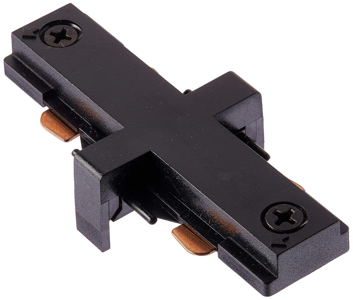 Black Aluminum Miniature Straight Track Connector