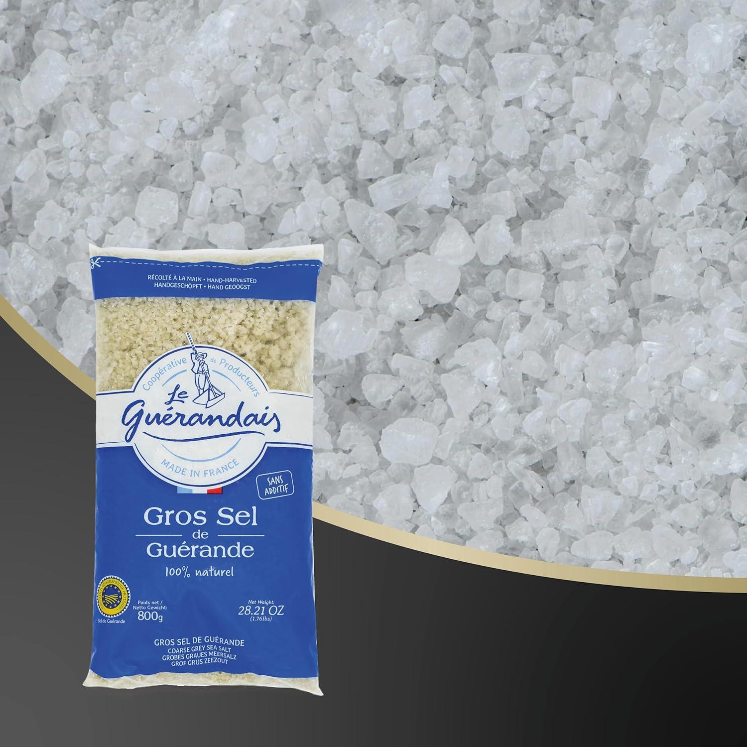 Le Guerandais Coarse Sea Salt Gros Sel De Guerande, 1.76 Pound