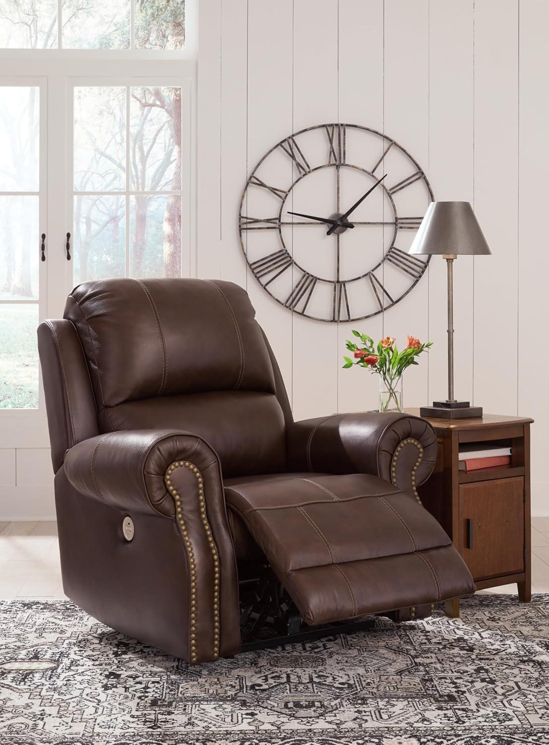 Signature Design by Ashley Freyeburg Walnut Power Recliner