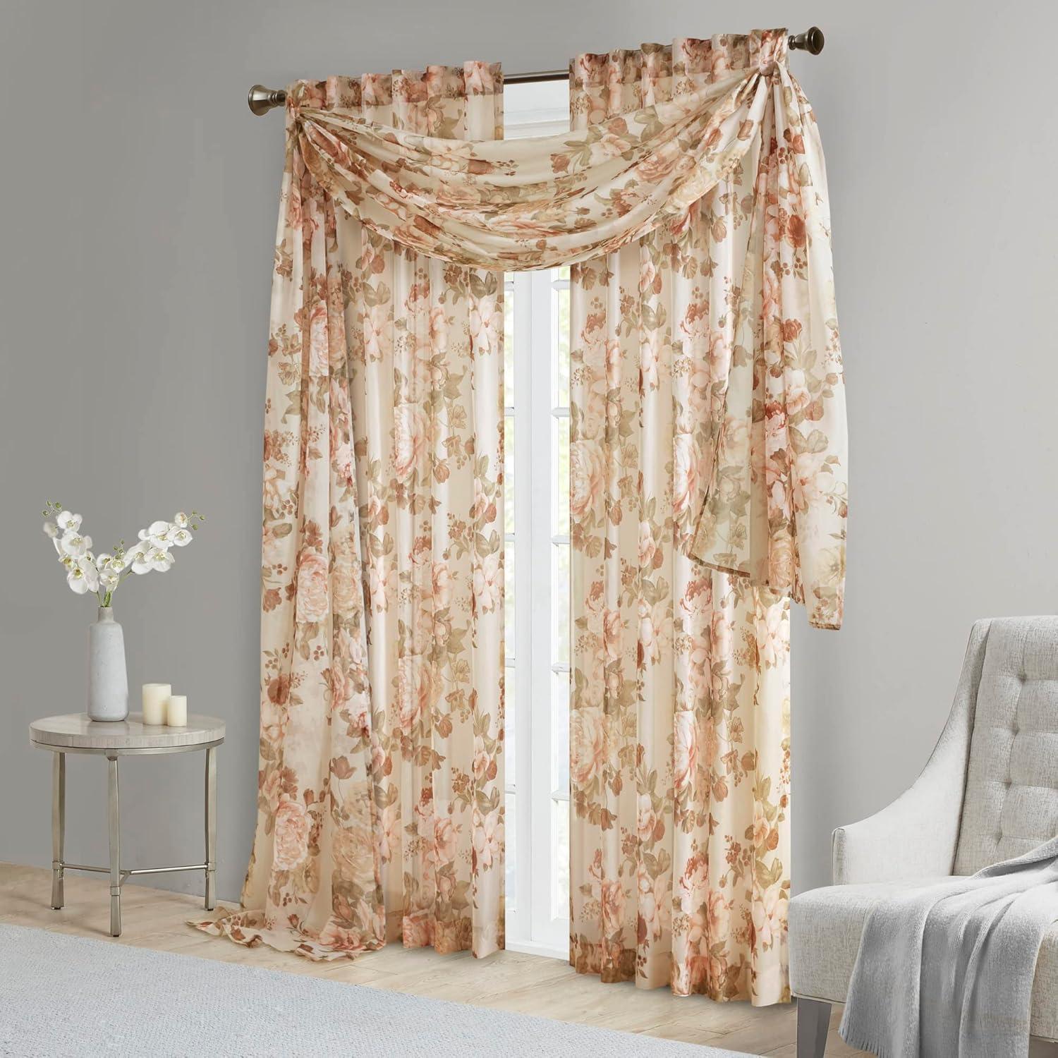 Madison Park Simone Marcus Sheer Curtain Panel