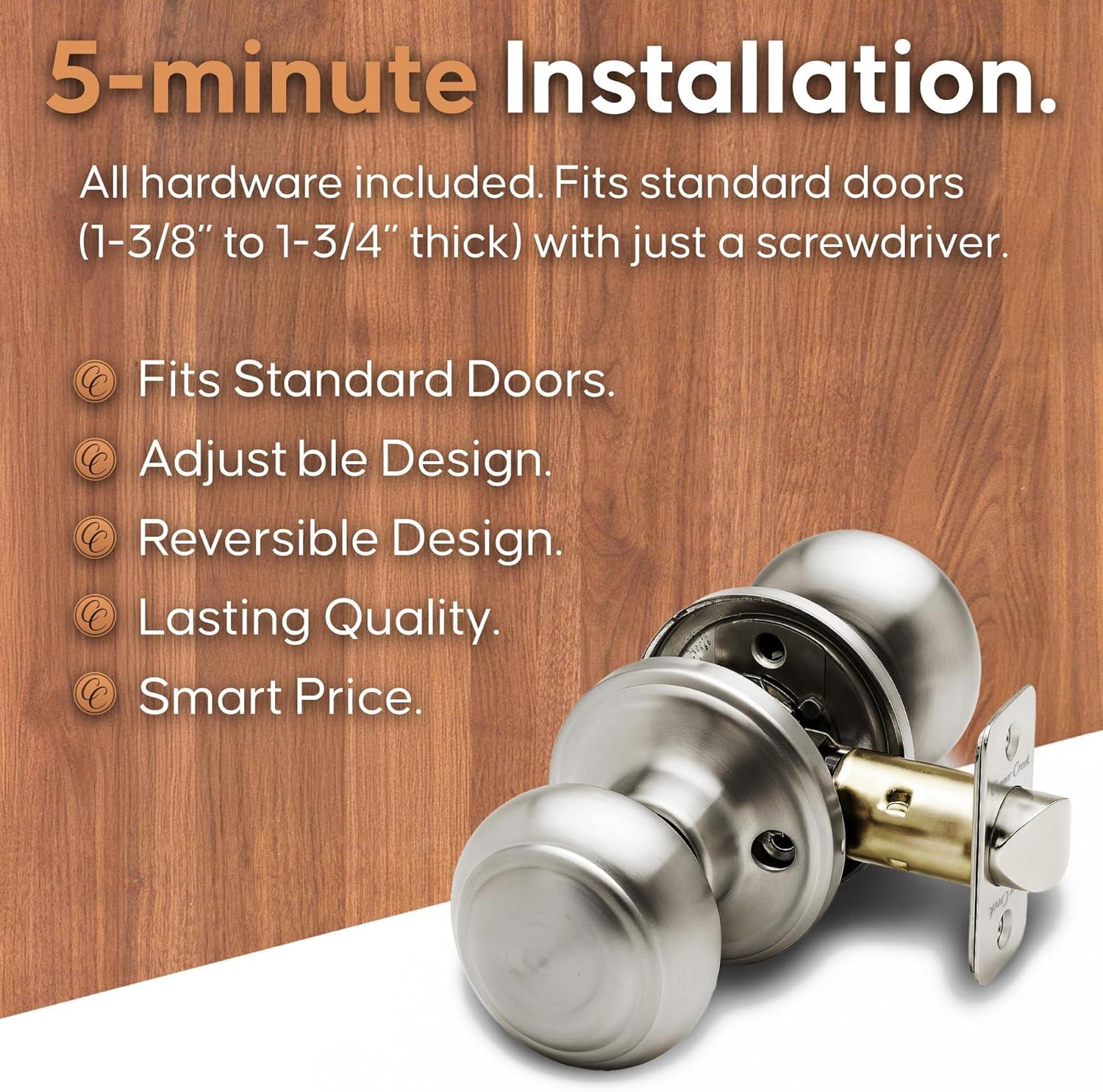 Colonial Passage Door Knob