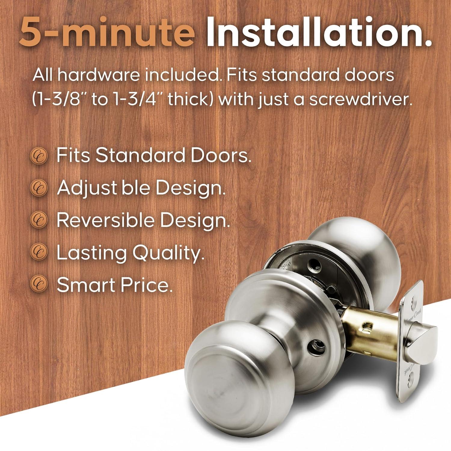 Colonial Passage Door Knob