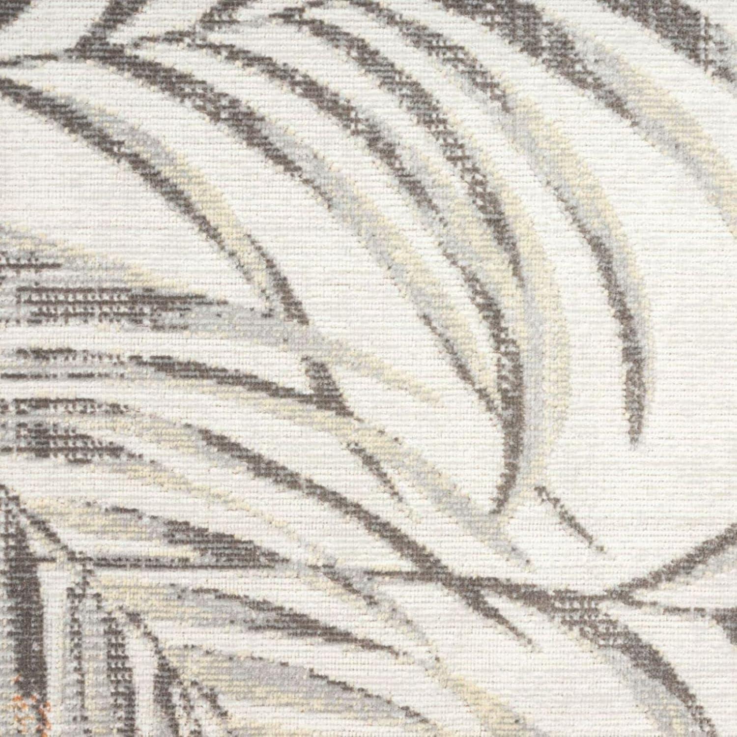 Tommy Bahama Malibu Palm Springs Coastal Indoor/Outdoor Area Rug, Ivory/Rust