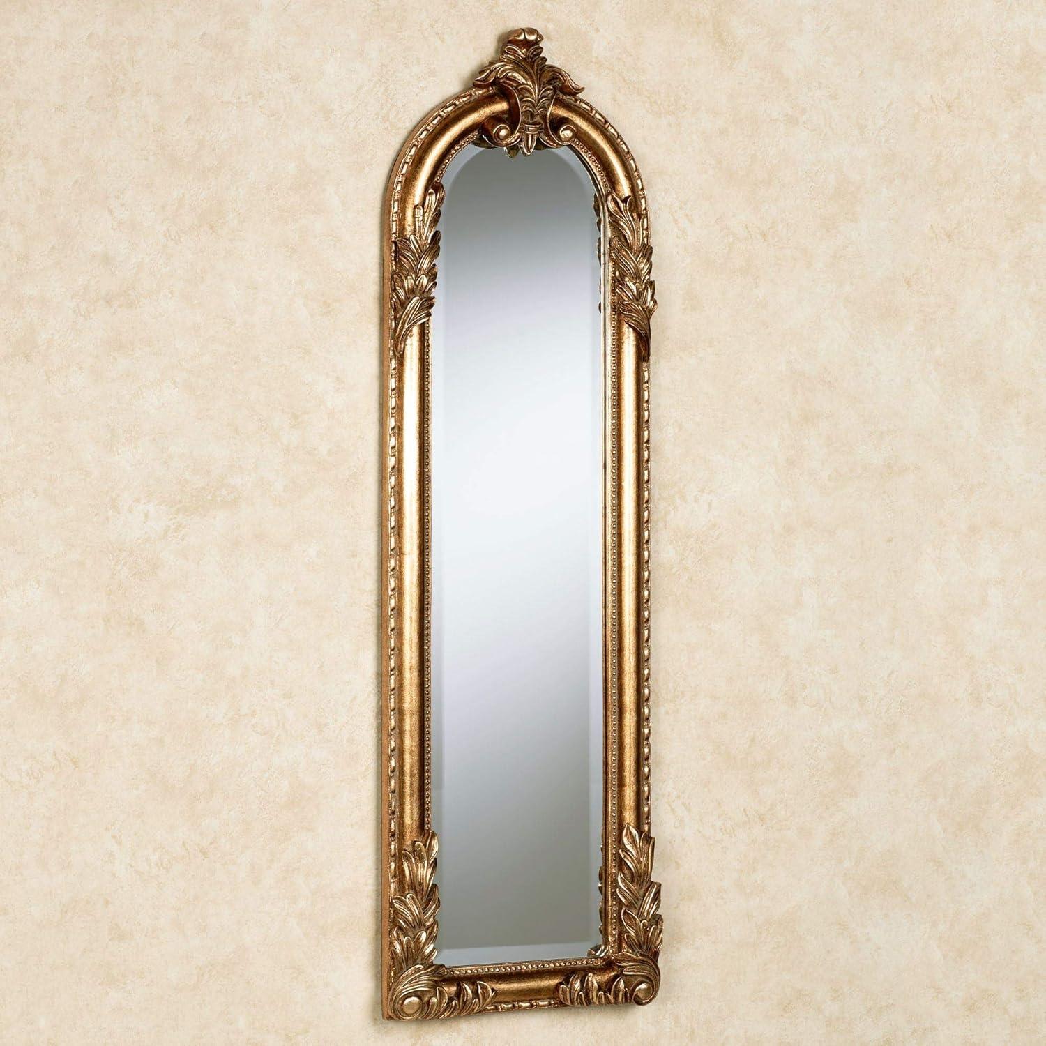 Royal Acanthus Panel Wall Mirror Gold