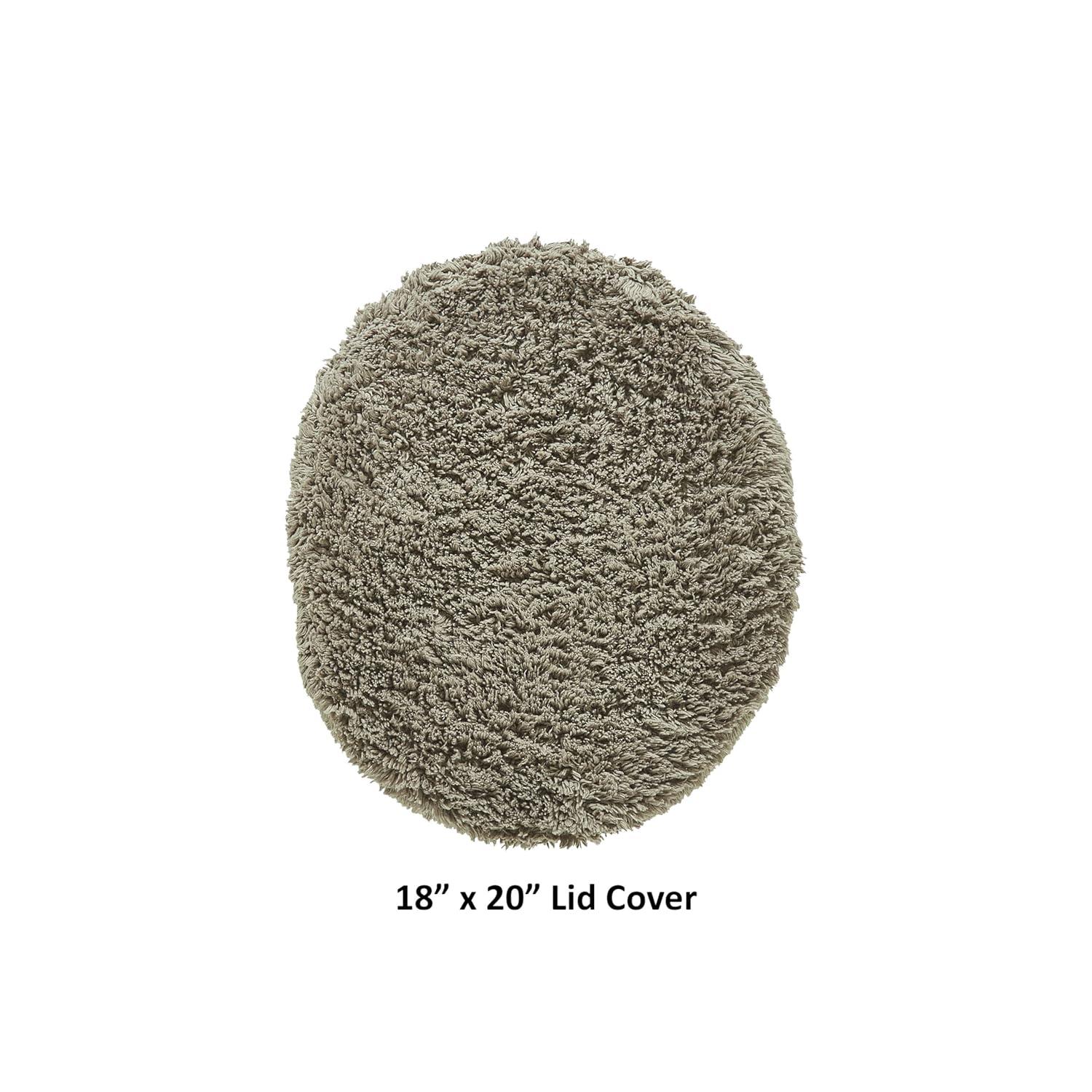 Better Trends Kus Corrigan 100% Cotton Machine Washable Anti-Skid Bathroom Rug