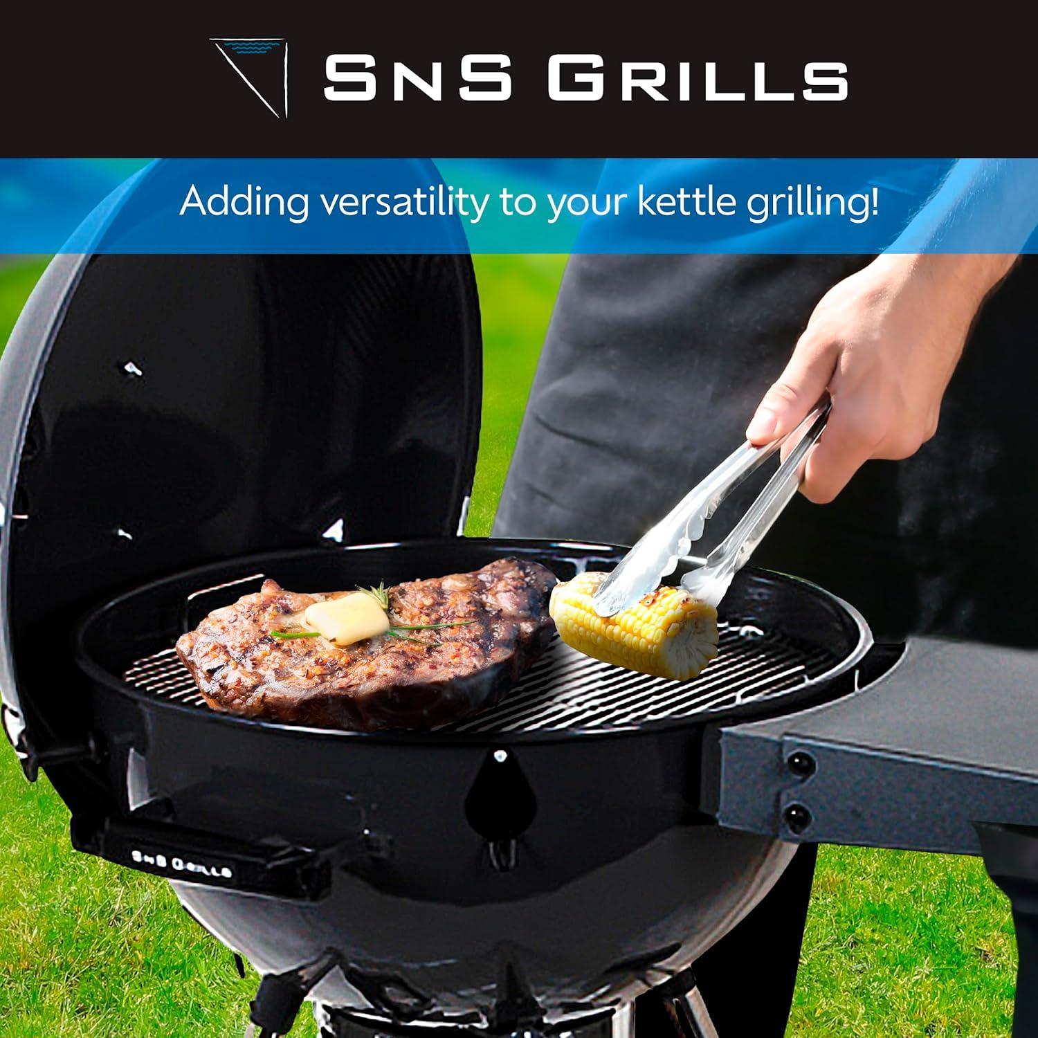 24" Stainless Steel Hinged Charcoal Grill Cooking Grate