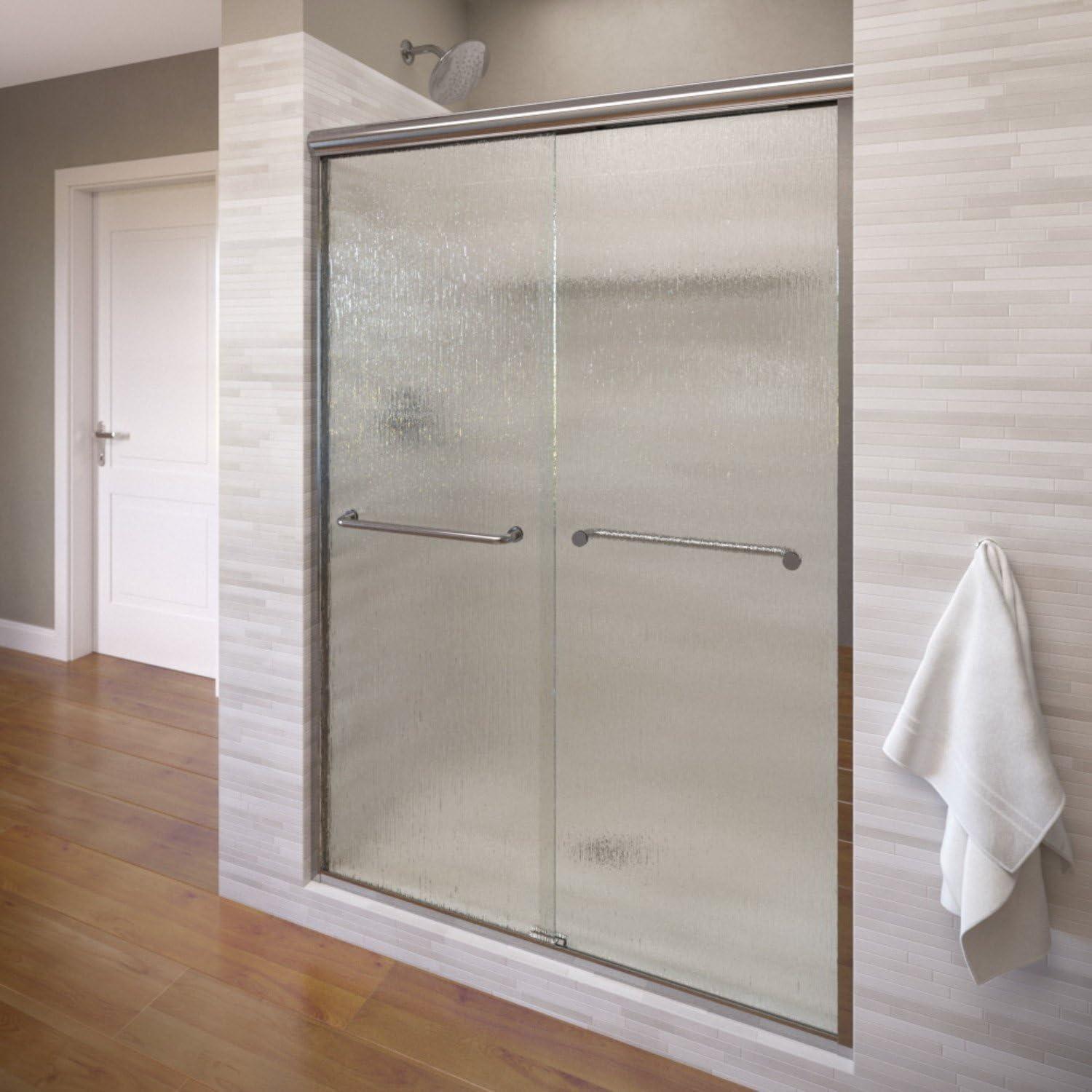 Infinity 43" W x 47'' W x 70" H Semi-Frameless Shower Door