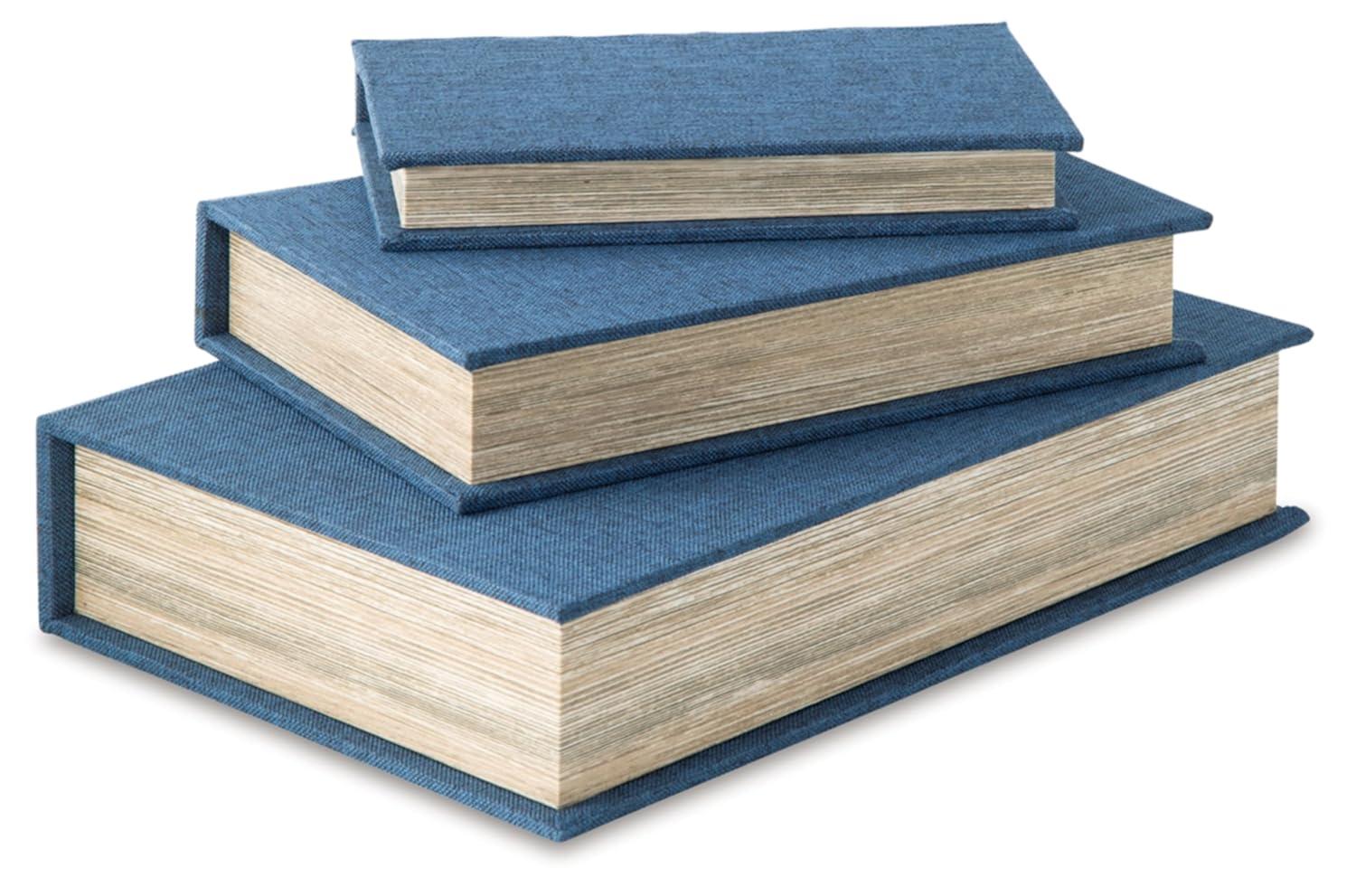 Ebern Designs Wistrom 3 Piece Fabric Book Box Set