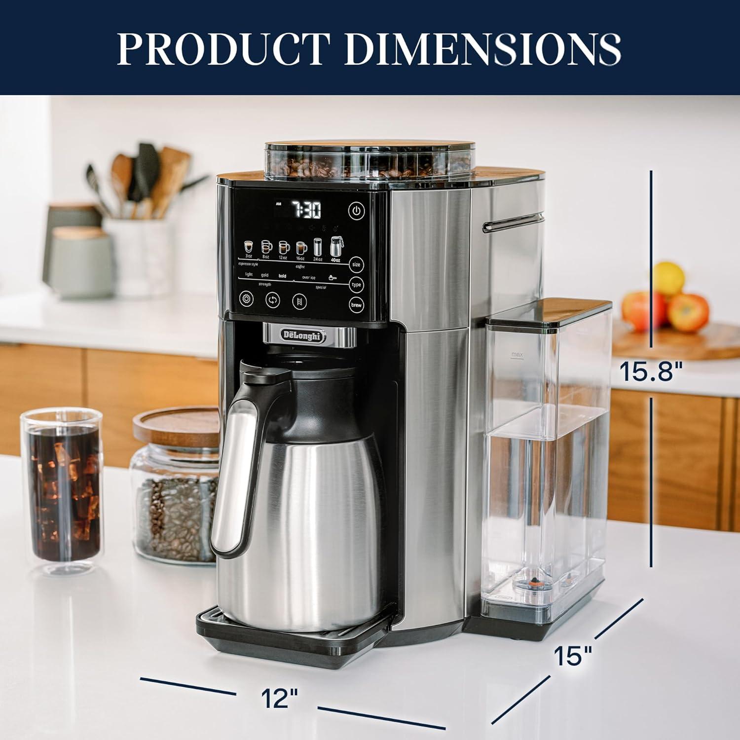 De'Longhi ® TrueBrew ™ Automatic Coffee Maker with Thermal Carafe