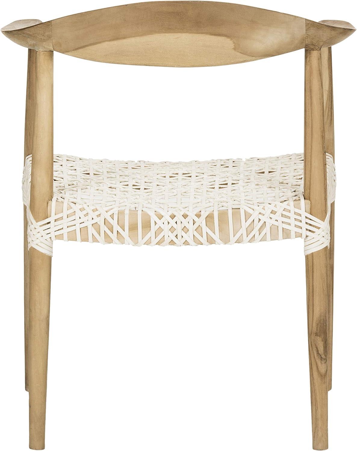 Kazbah Leather Dining Arm Chair