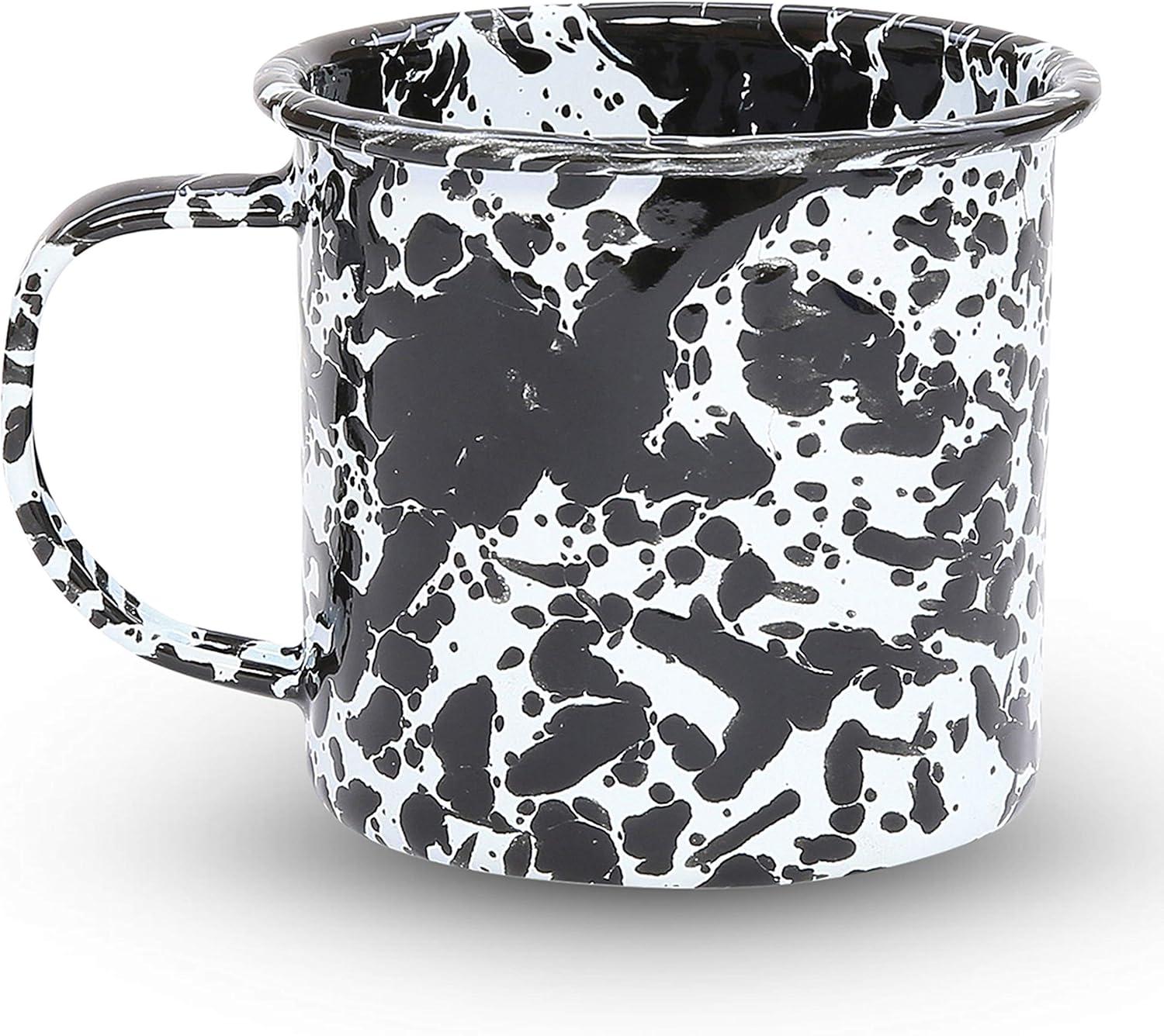 Crow Canyon Enamelware Splatter 16 Piece Dinnerware Set