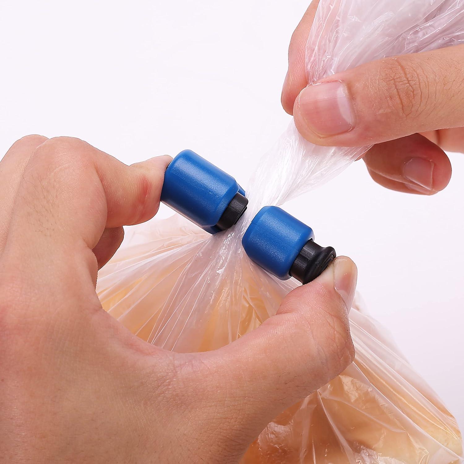 Mr. Pen- Bag Clips, 8 Pack, Squeeze and Lock Bread Bag Clips for Food Storage, Food Clips for Bags, Bread Clips, Plastic Bag Clip, Bag Closure Clips, Bread Clips Plastic, Bread Bag Clip