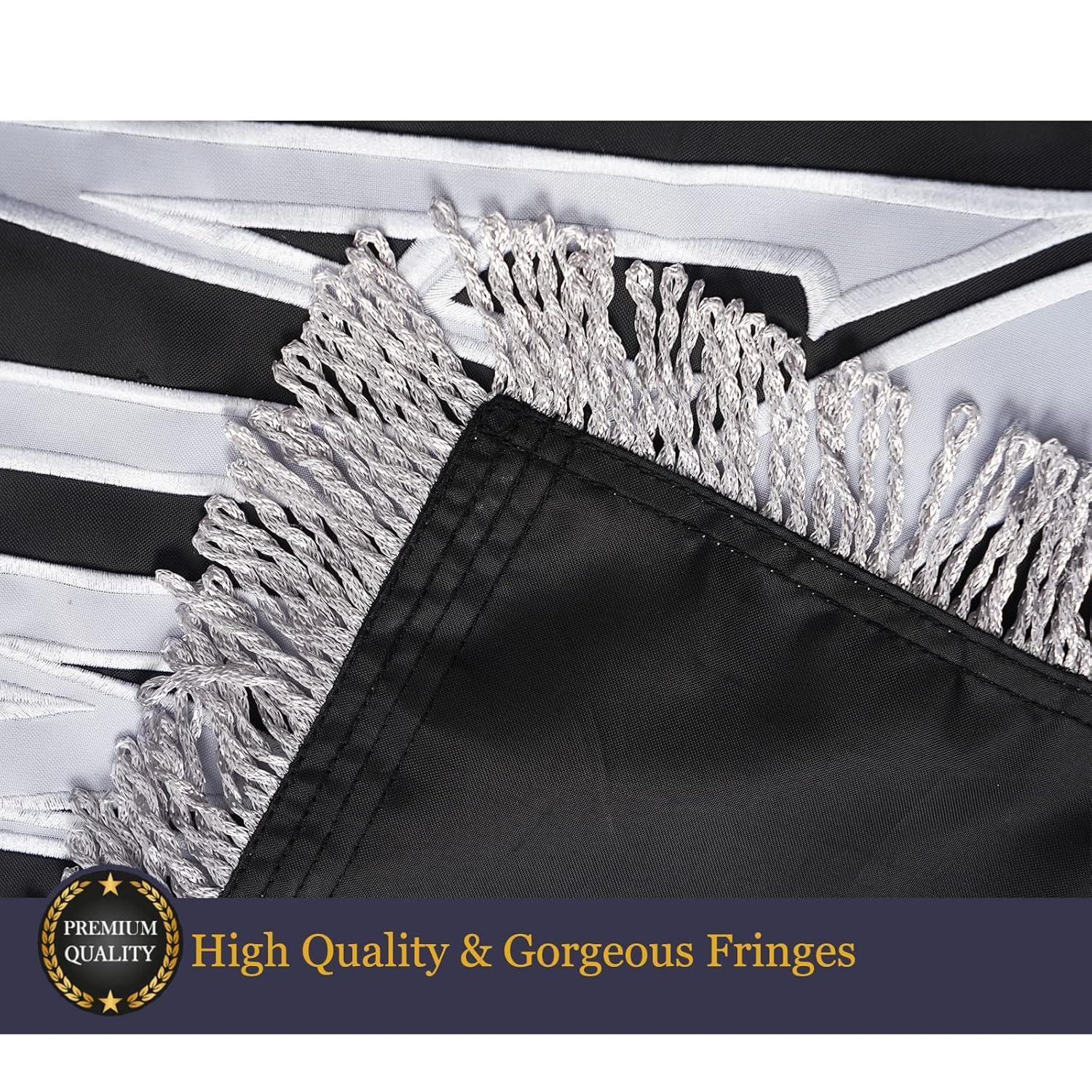 POW MIA 3x5 Nylon Flag - Double Sided and Embroidered - All Weather, Durable, Outdoor Nylon Flag - Front Line Flags