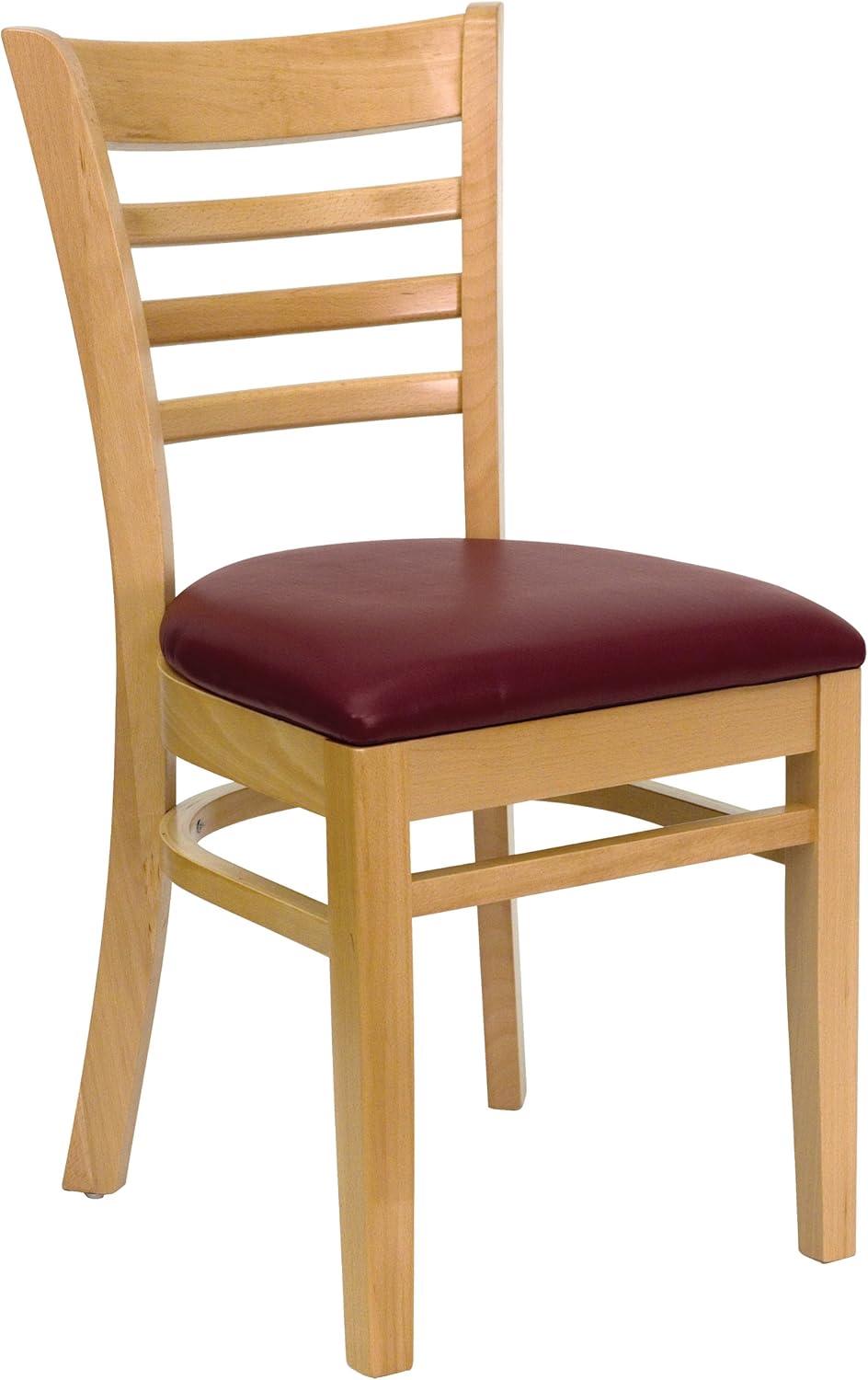 Red Barrel Studio® Ladder Back Wooden Restaurant Chair