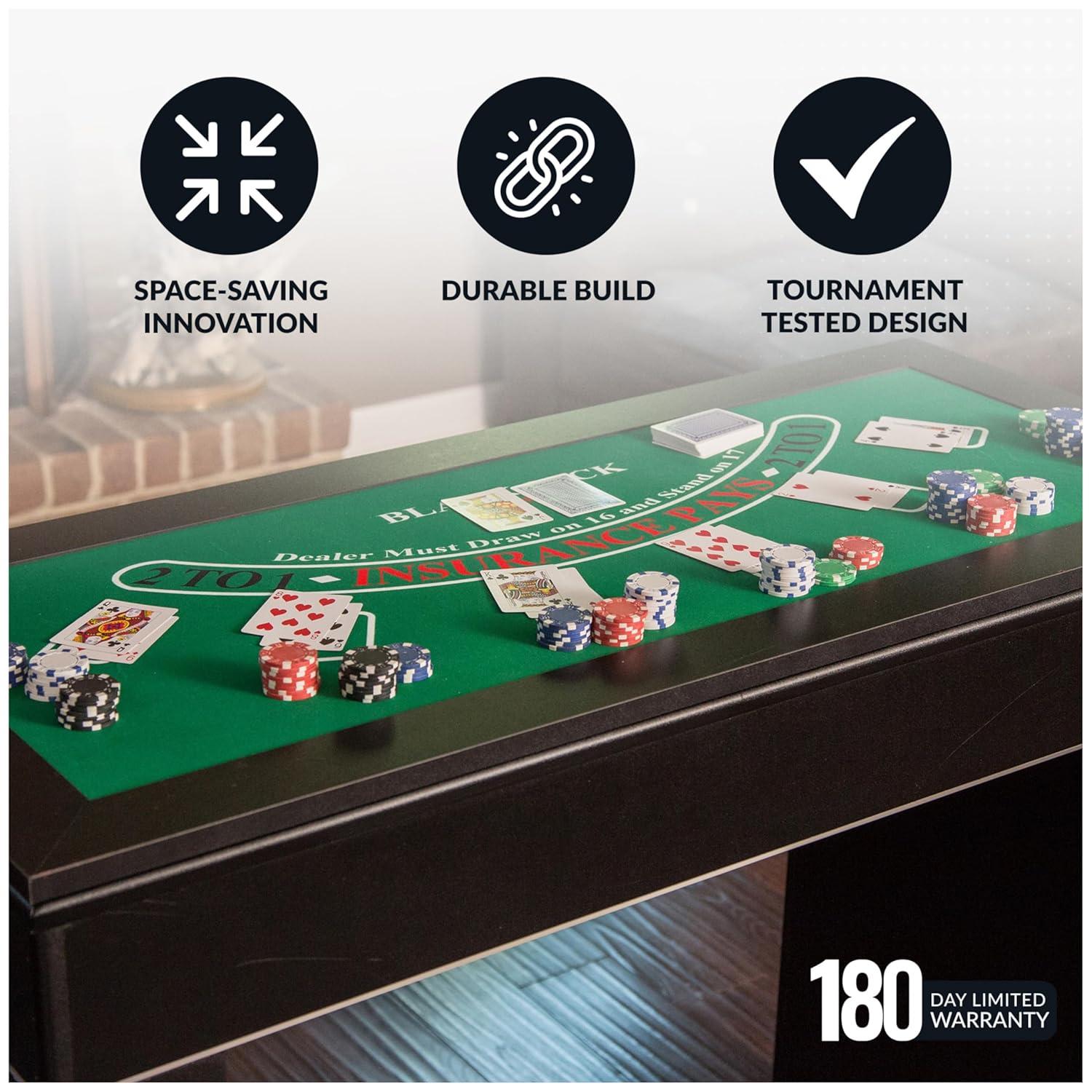 Hathaway Games 48" Monte Carlo Poker Table