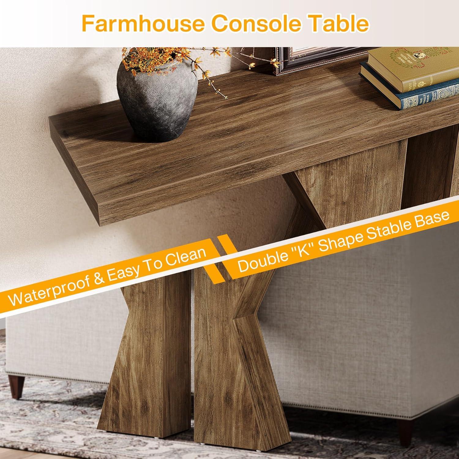 Millwood Pines 55 Inch Console Table
