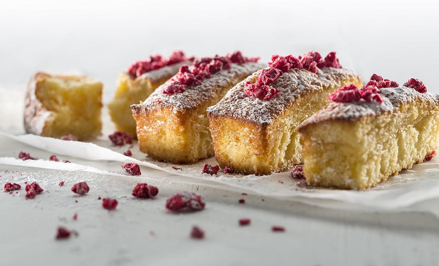 Lekue Silicone 9 Cavity Mini Cake Baking Mold, Red