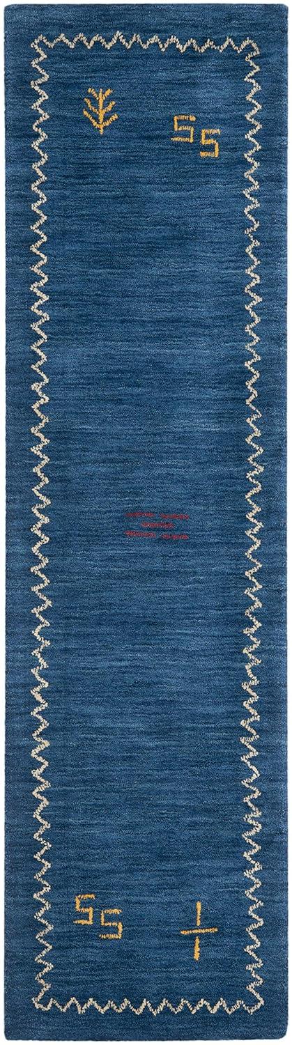 Himalaya HIM583 Hand Loomed Runner Rug - Blue - 2'3"x6' - Safavieh.