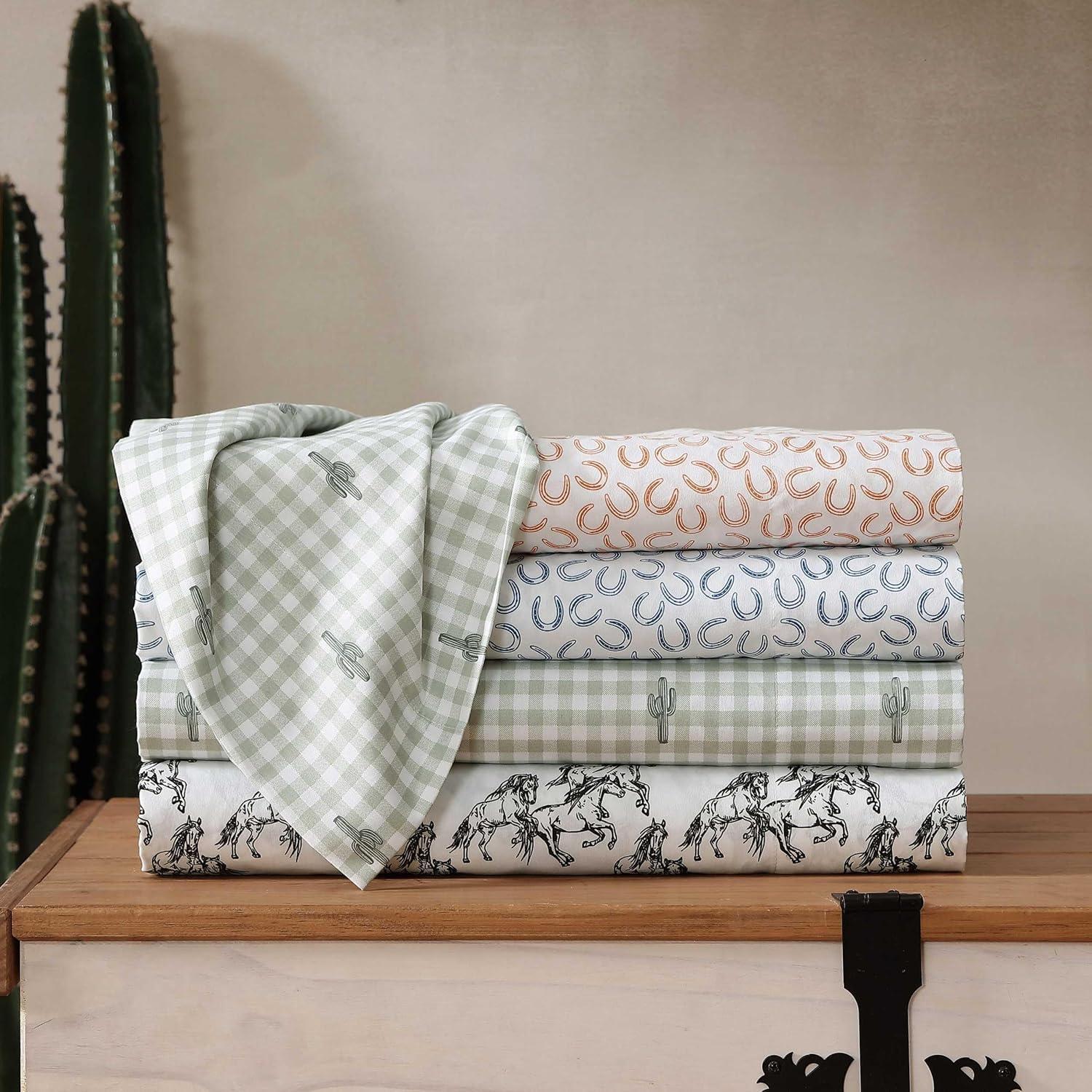 Wrangler Wrangler Printed Cozy Novelty Sheet Sets