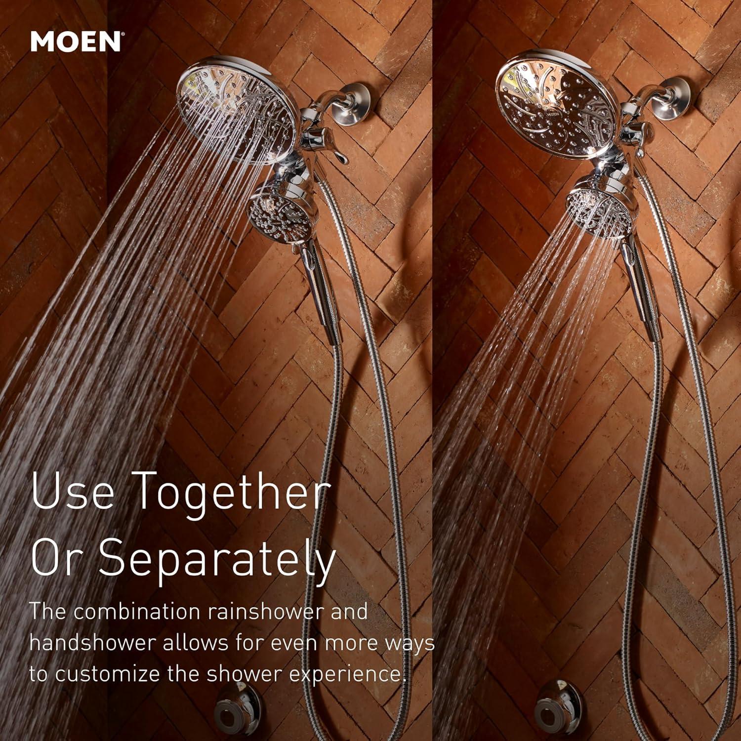 Engage Multi Function Dual Shower Head with Magnetix