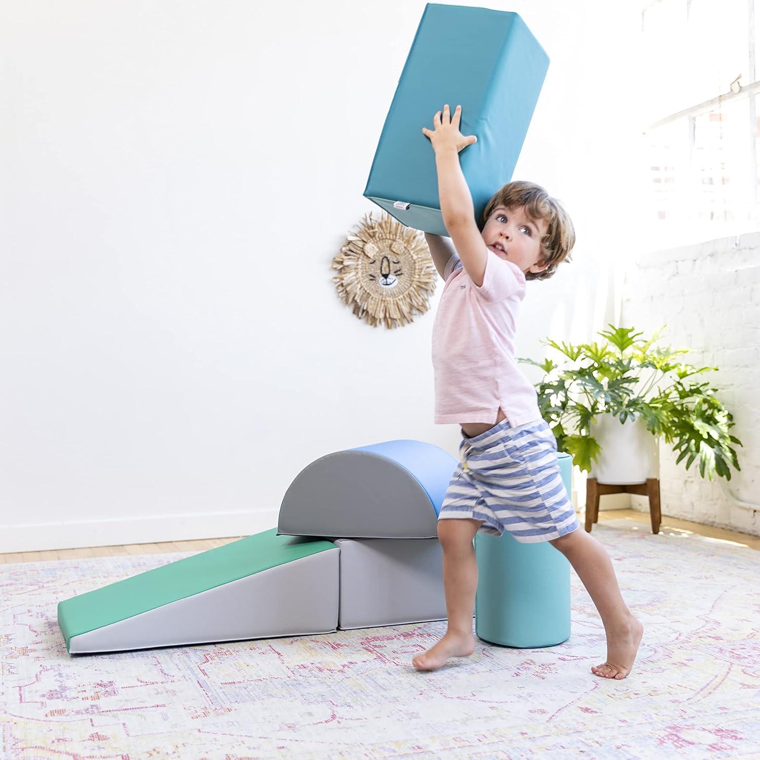 ECR4Kids SoftZone Climb and Crawl Playset, Building Blocks, 5-Piece & Reviews | Wayfair