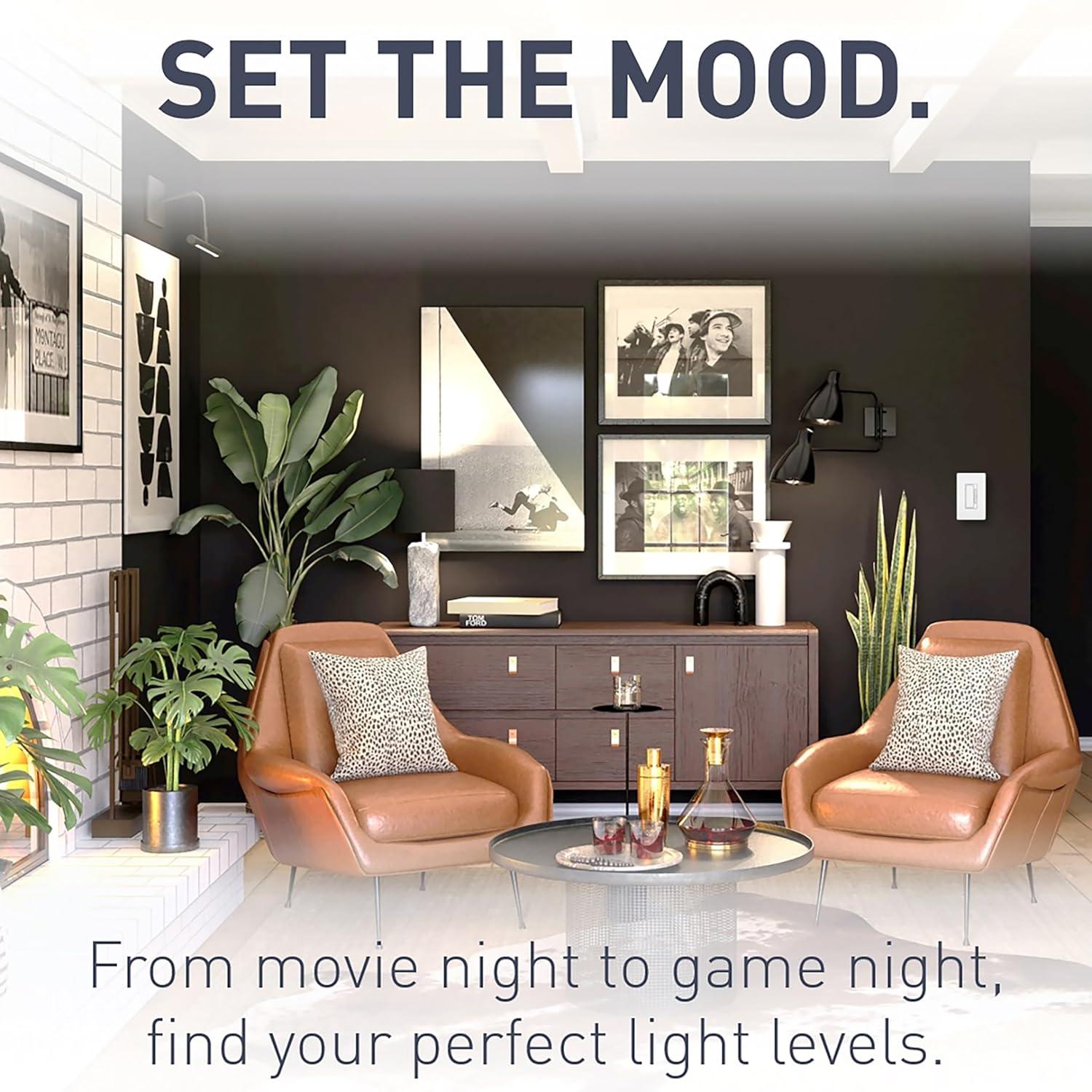 Legrand Hcl453pmm Radiant 450 Watt 120 Volt Multi-Location Master Dimmer Switch Wall