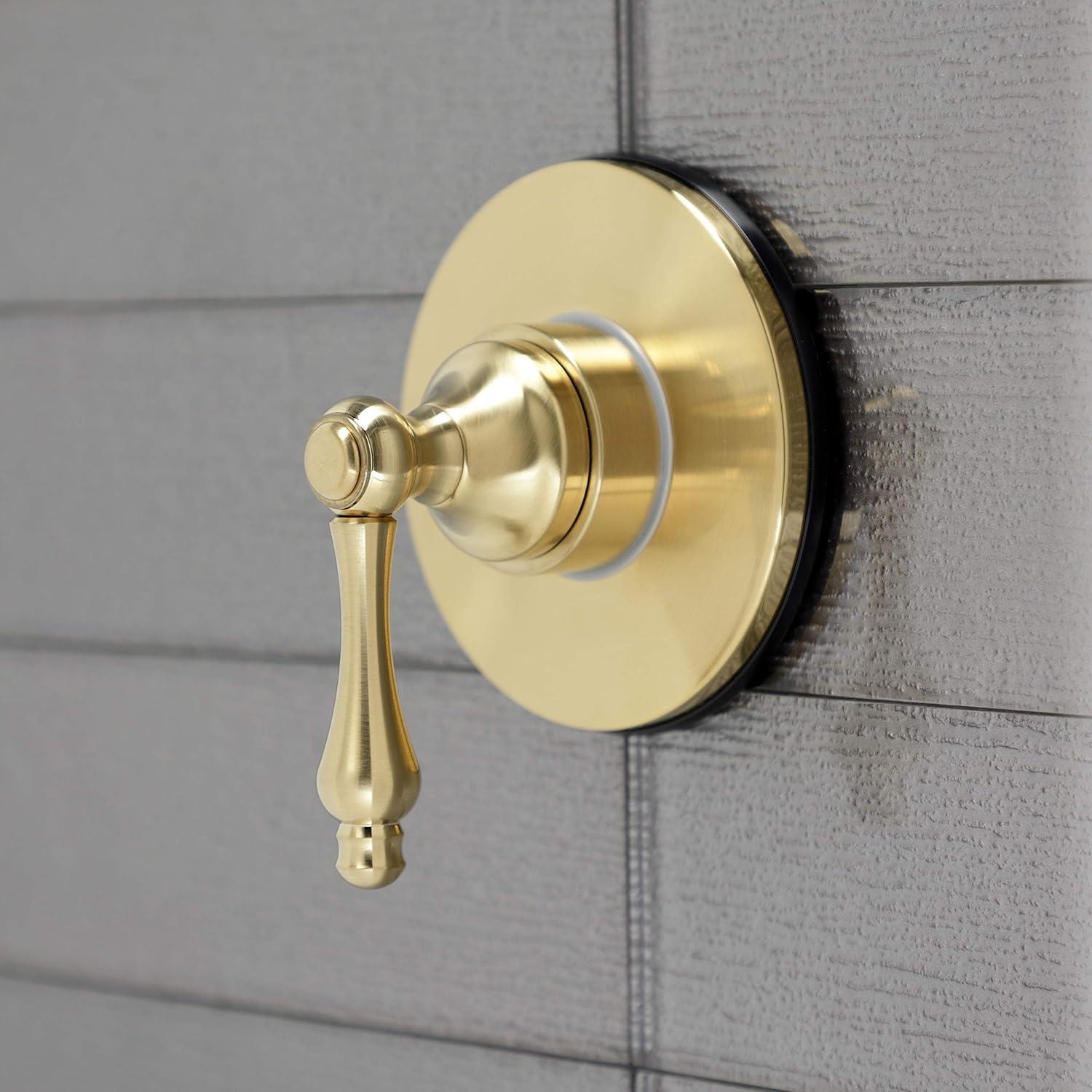 Kingston Brass Single-Handle Wall Mount Three-Way Diverter Valve with Trim Kit