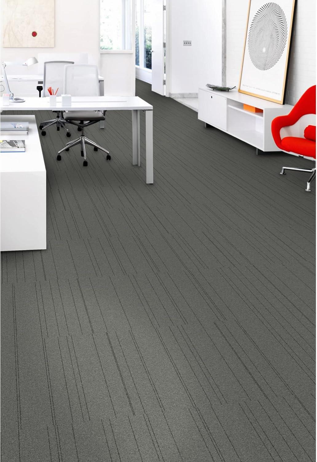 Mohawk Basics 24" x 24" Carpet Tile Sample with EnviroStrand™ PET Fiber in Neutral (1 piece)