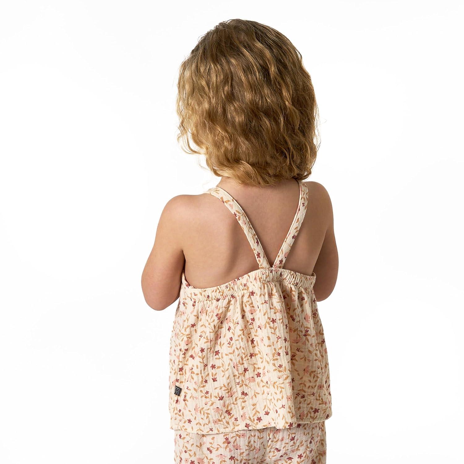 Modern Moments™ by Gerber Mommy & Me Toddler and Adult 2-Piece Top and Cropped Pants Set, Beige Vine Floral, X-Large