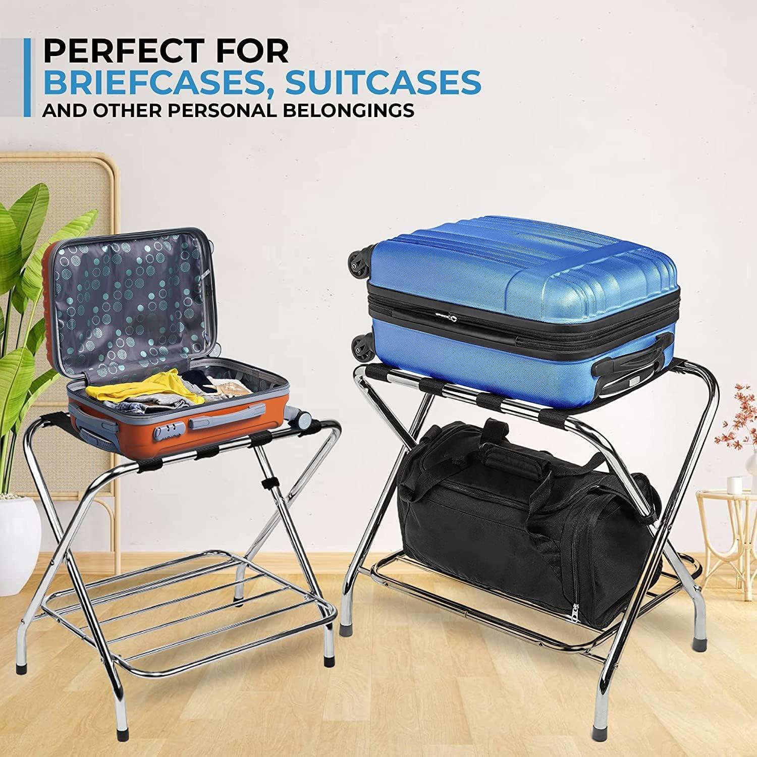 Folding Metal Luggage Rack