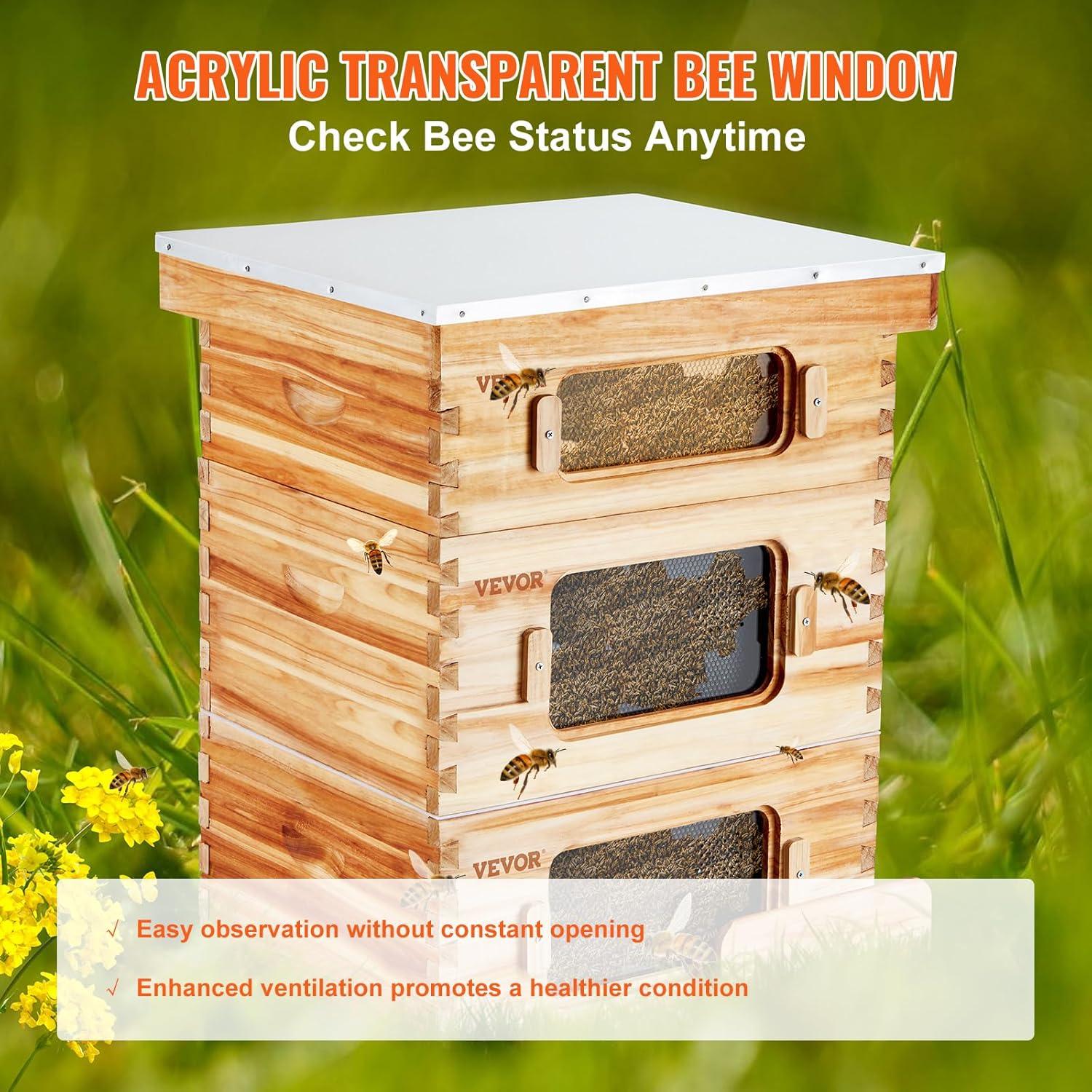 VEVOR VEVOR Bee Hive 30 Frame Bee Hives Starter Kit
