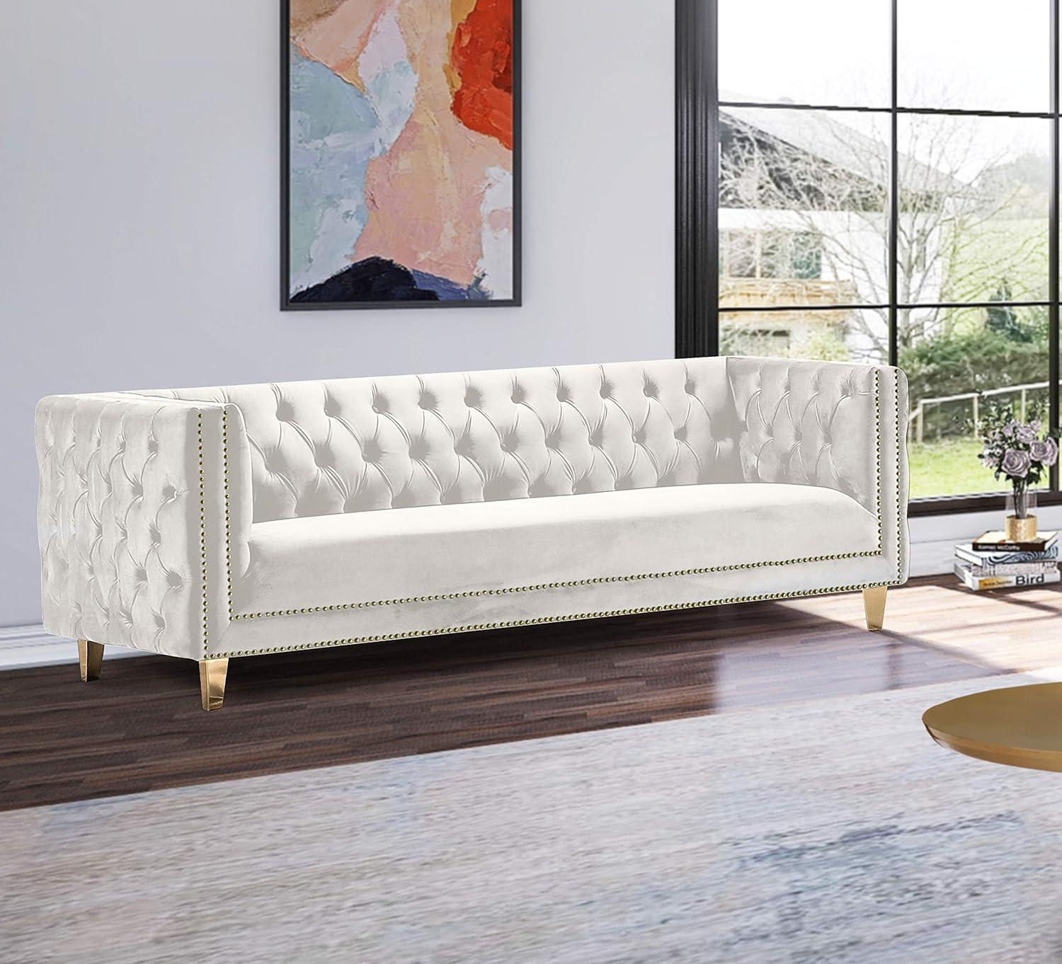 Sickels 90'' Velvet Sofa