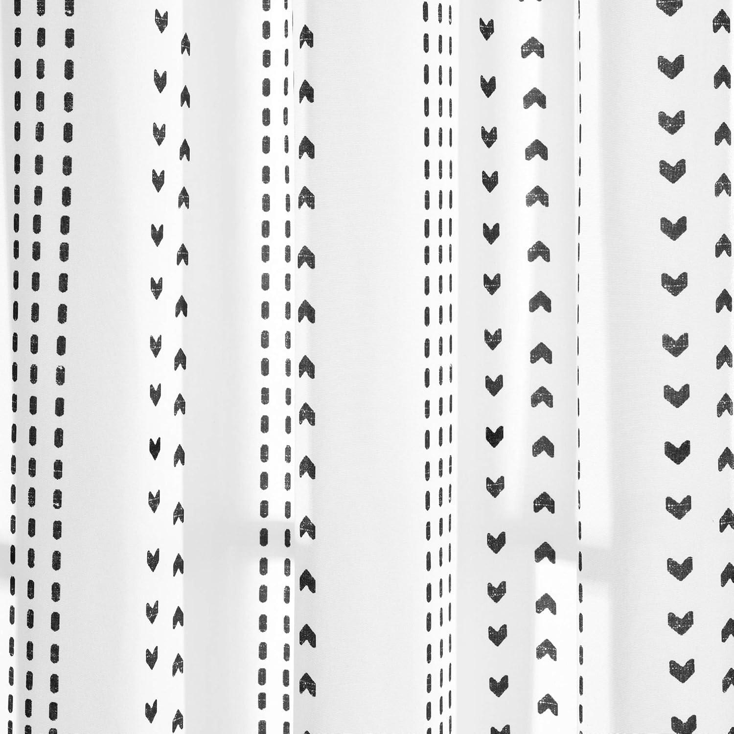 Lush Decor Polyester Semi Sheer Curtain Pair (Set of 2)